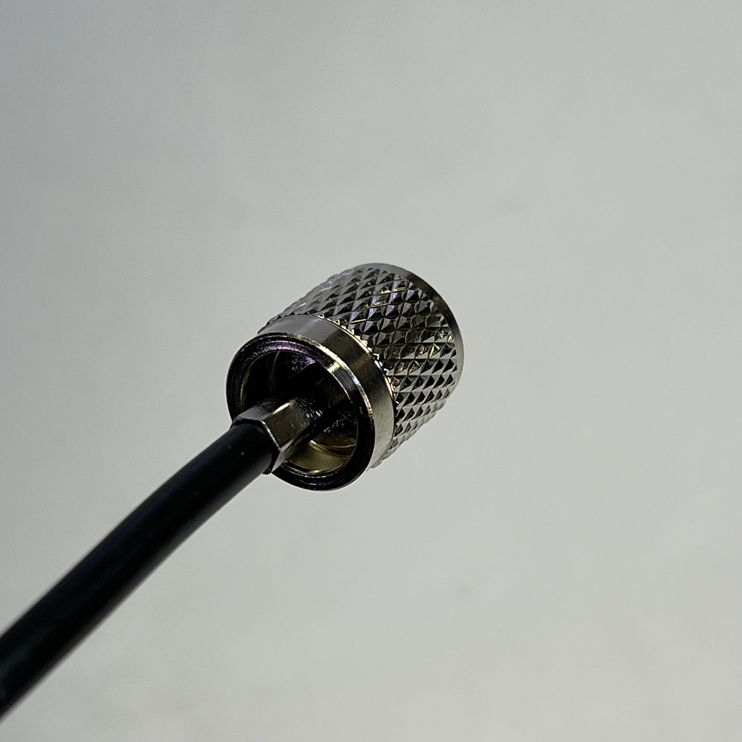 PANA PACIFIC CB Single Antenna Cable Pro58U-A95 Coax 12" Chrome/Black