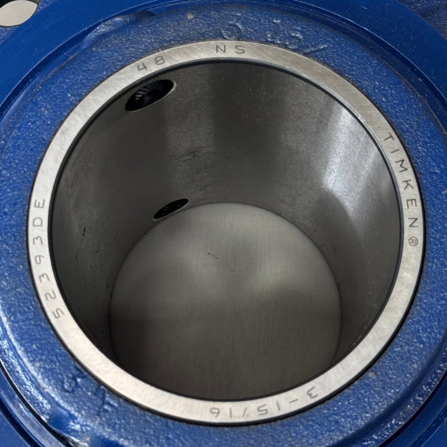 ROYERSFORD Type E Piloted Flange Bearings 3-15/16" Non-Extension Blue 20-06-0315