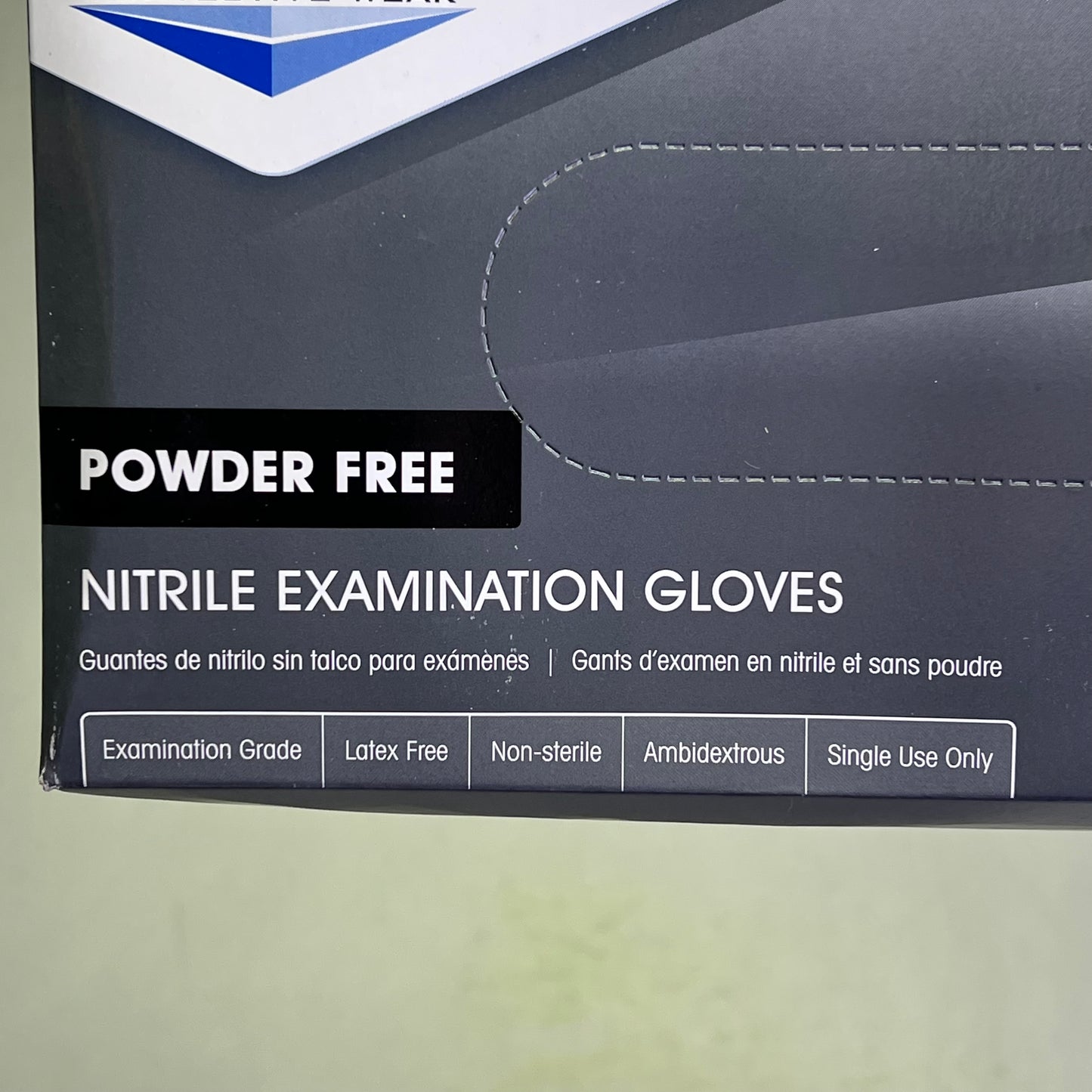 PROWORKS (2 PACK, 200 GLOVES) Powder Free Nitrile Examination Gloves XXL Black