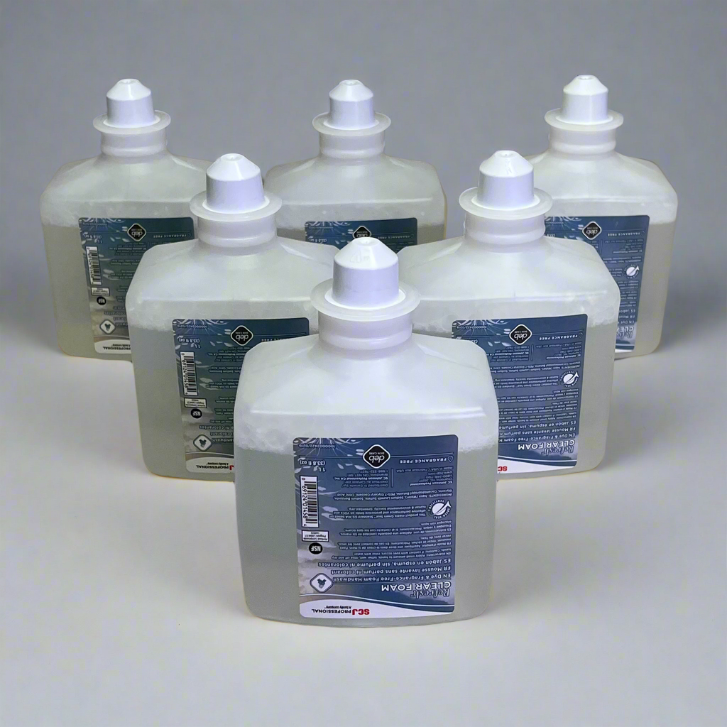 SCJ Perfume & Dye Free Refresh Clear Foam Soap Refills 1L Clear 1000002422/0219