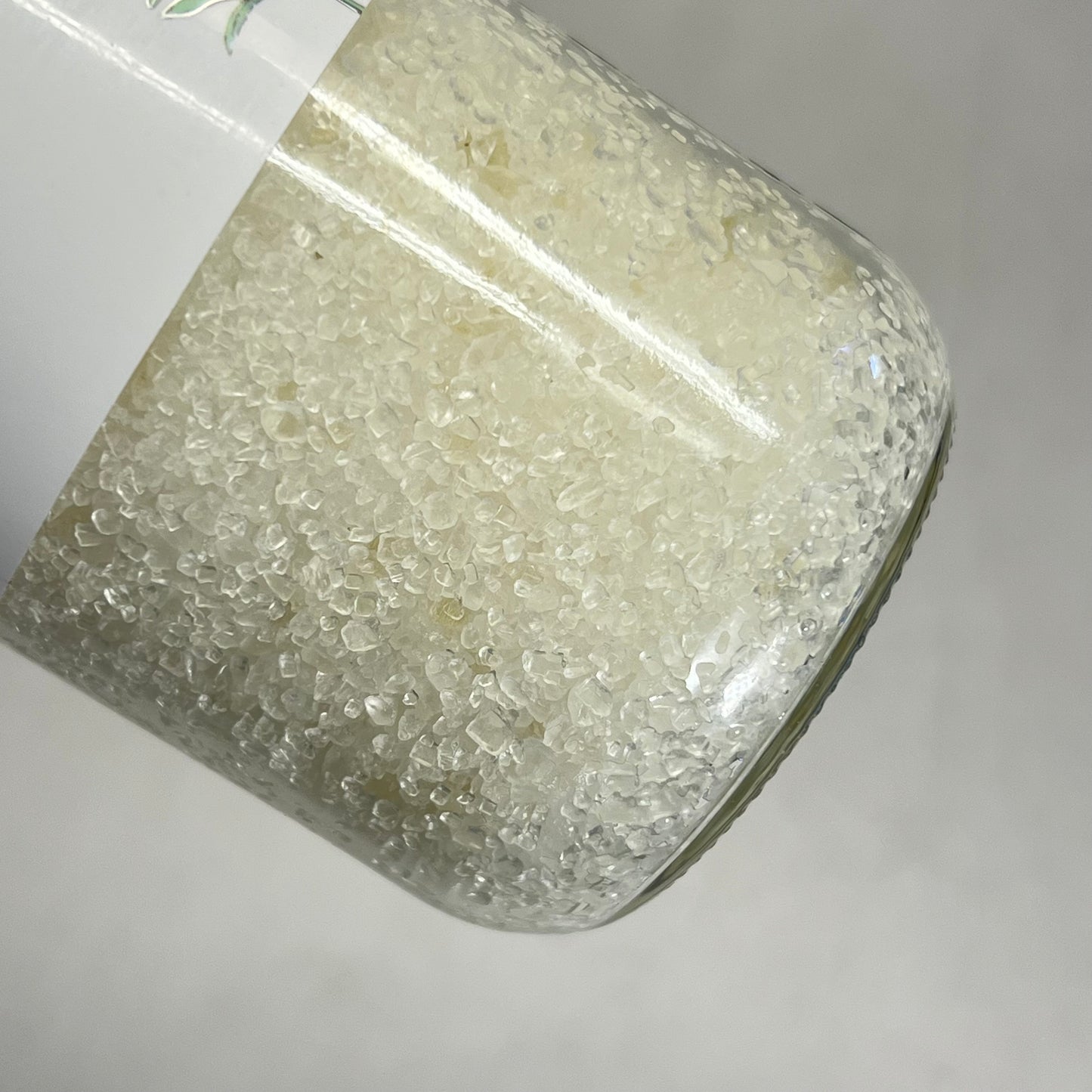 100% PURE Lavender Sea Therapy Bath In Glass Jar Natural & Vegan 15 Oz White
