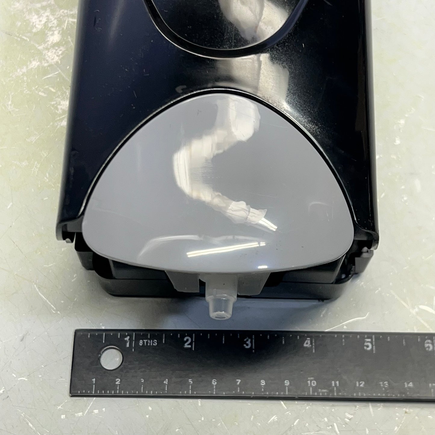 WAXIE Bulk Foam Dispenser Sz 10"H x 4.5"W, Black 9326