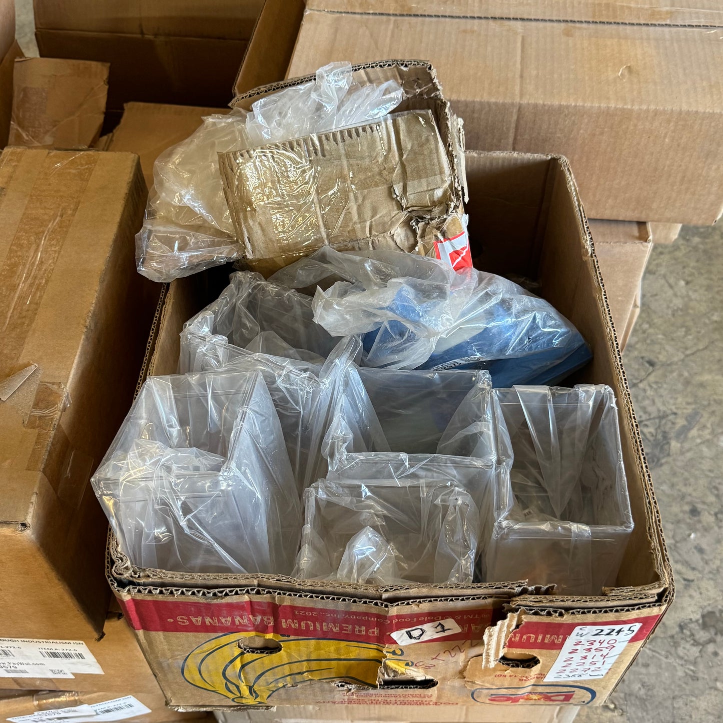 ZA@ Pallet of MIXED Cup Frame and Lid, Magnets, Student Notebook, Acrylic Horizontal Sing Holder, Etc... (AS-IS)