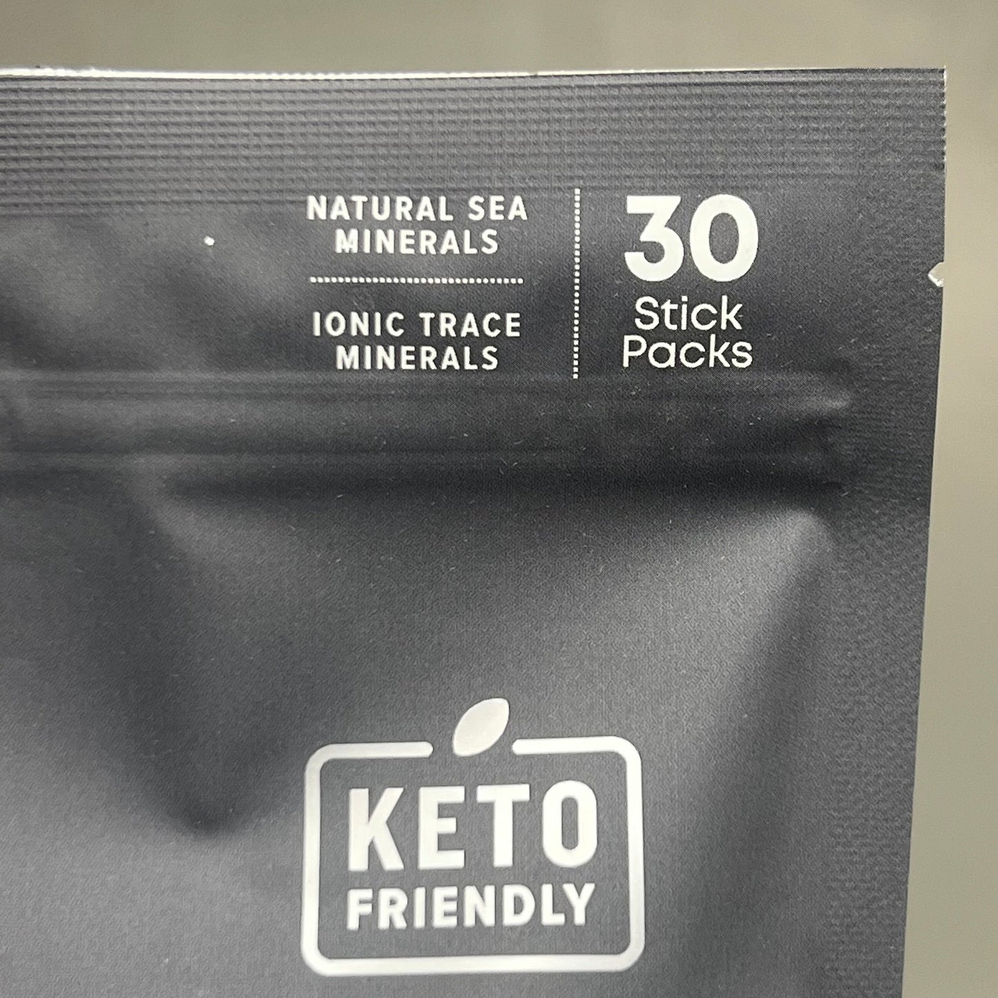 ZA@ KETO S1000 (30 PACK) Electrolytes Powder Packets Unflavored Salts 07/25 C
