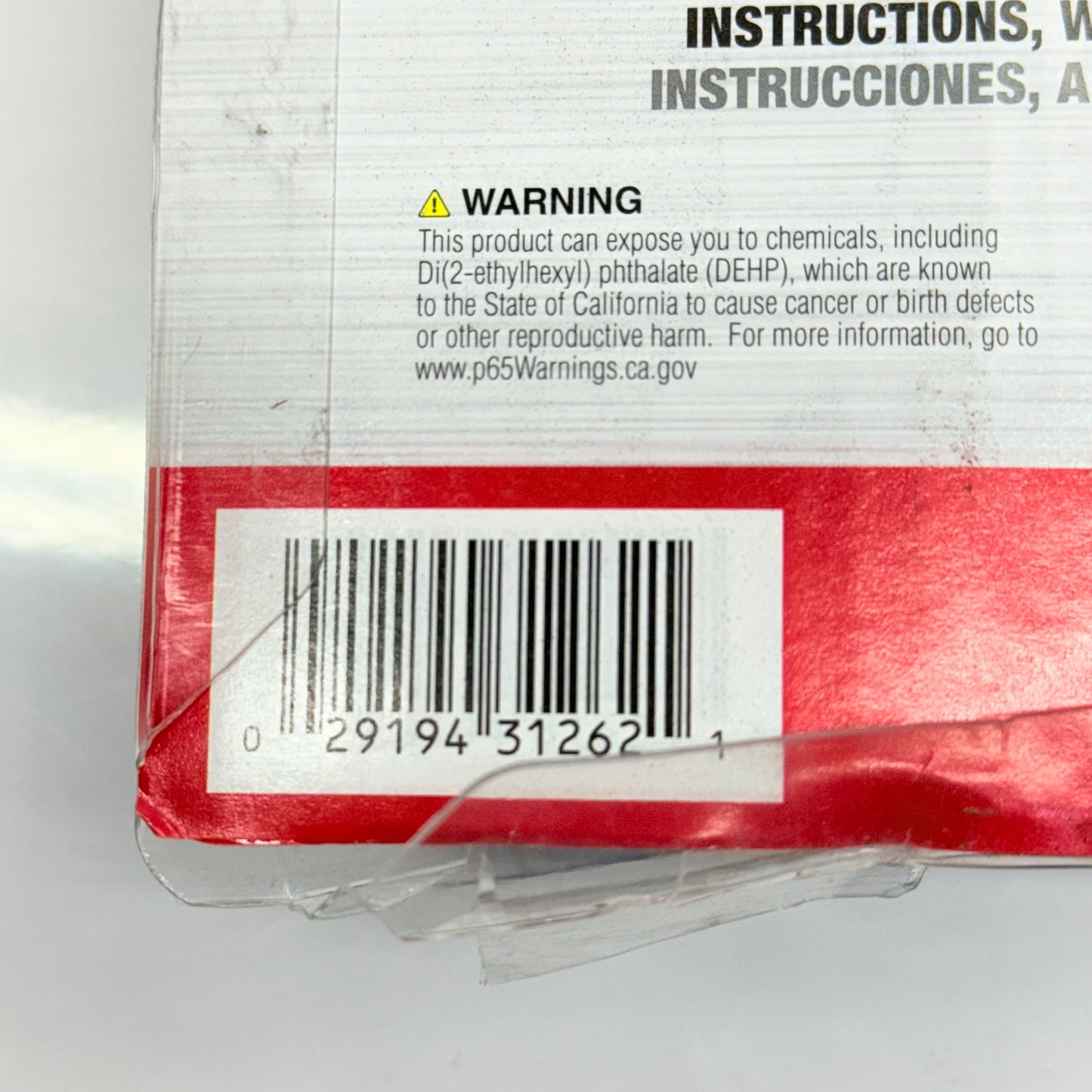 PROGRIP 6 ft X 1 in Flex Grip Ratchet W/ S Hooks, Heavy Duty, 312620 Red