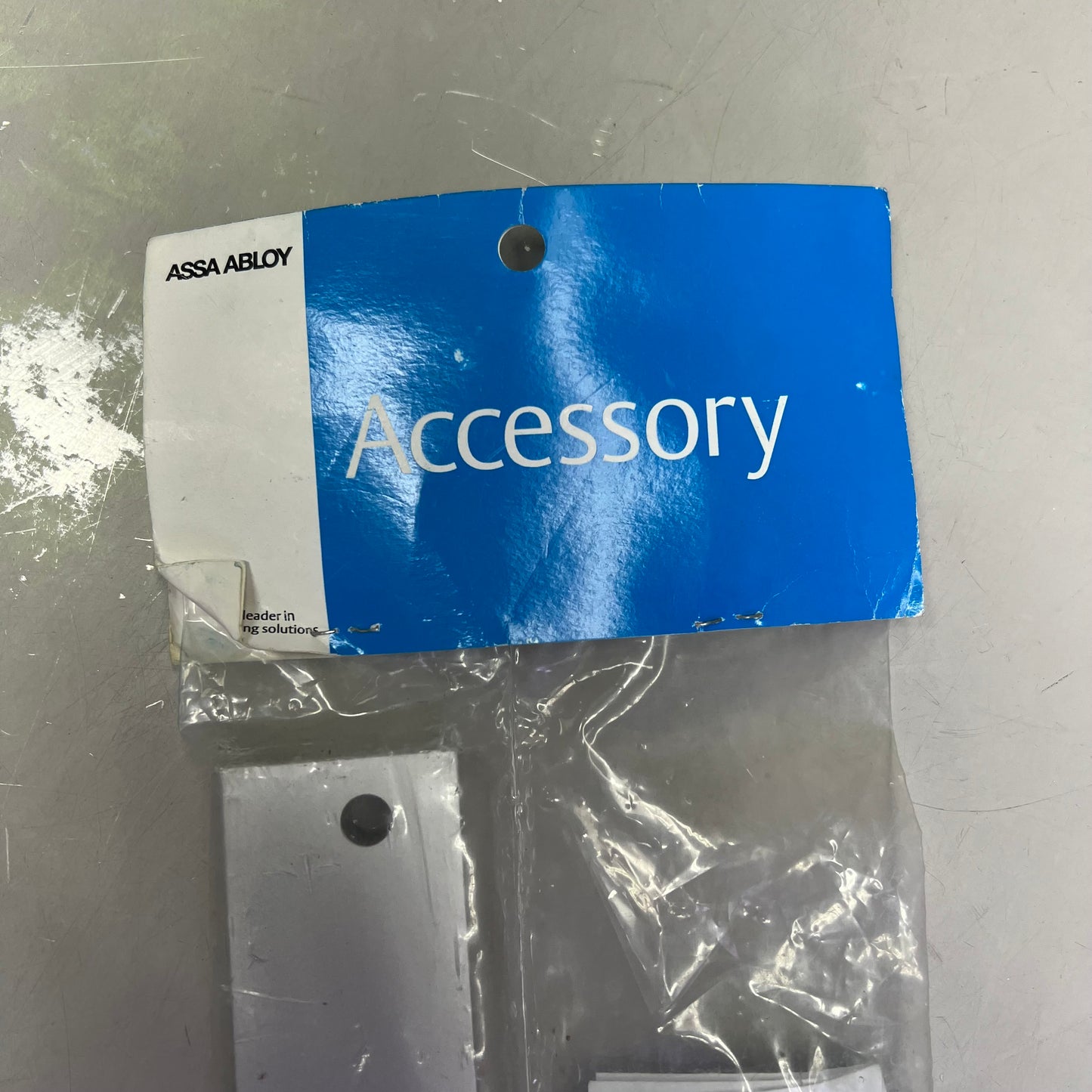 ASSA ABLOY Securitron Aluminum Shim Bracket Model 32 Hardware 8" Clear ASB-32CL