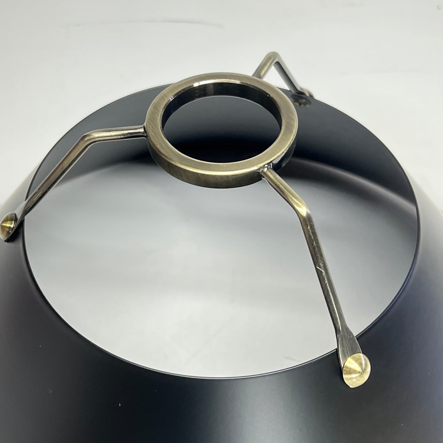 GOLDEN LIGHTING Orwell 1 Light Medium Pendant 14' - 120" Wire Black 3306-LAB-B|LK