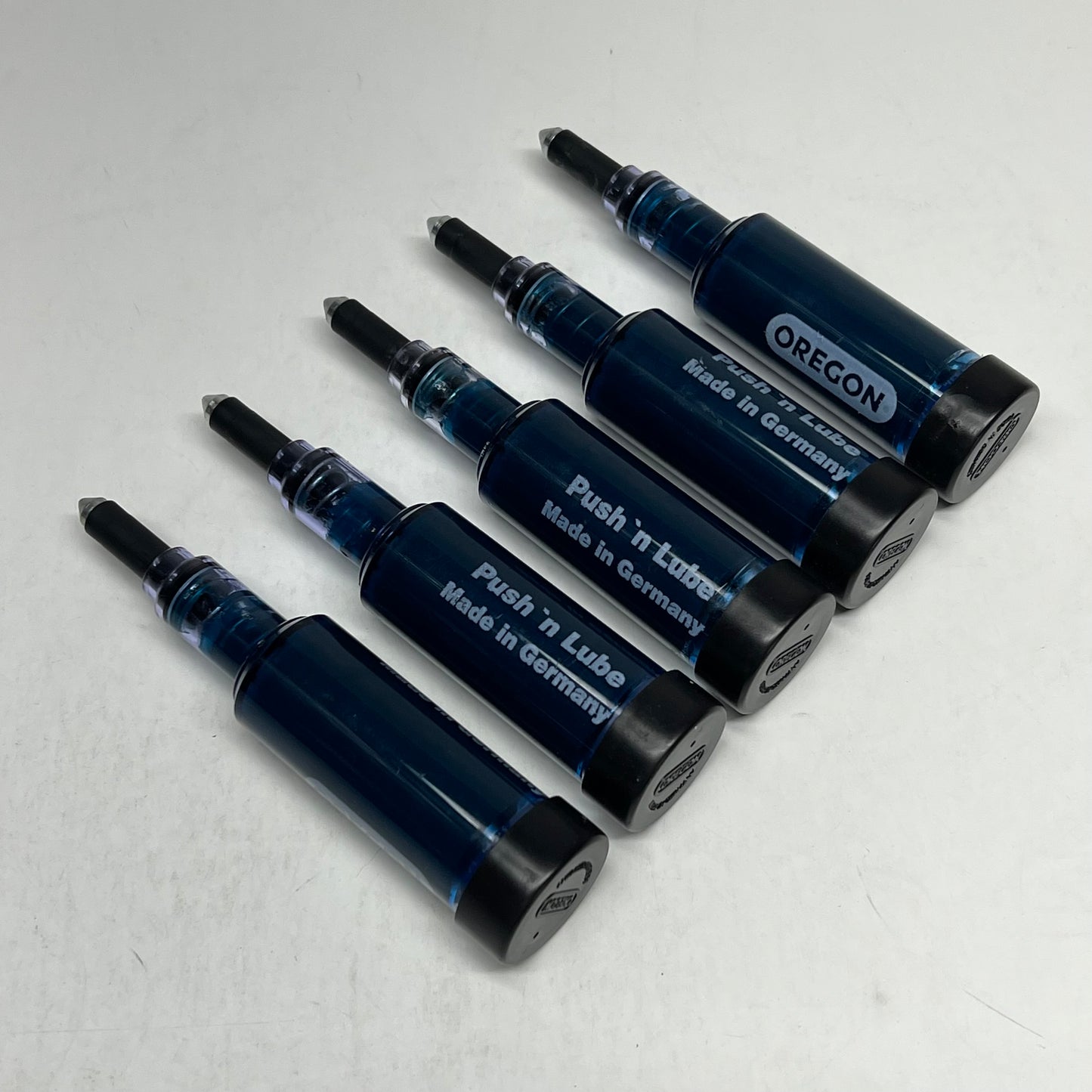 OREGON (5 PACK) Single Use Plastic Grease Guns 6.5" Blue 31187-A