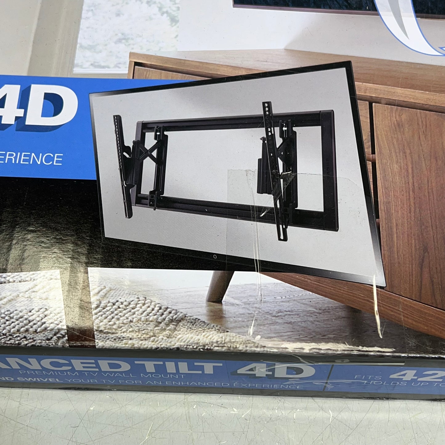 SANUS Advanced Tilt 4D TV Mount Extends 6.8" 42"-90" Up To 150lbs VLT7-B2