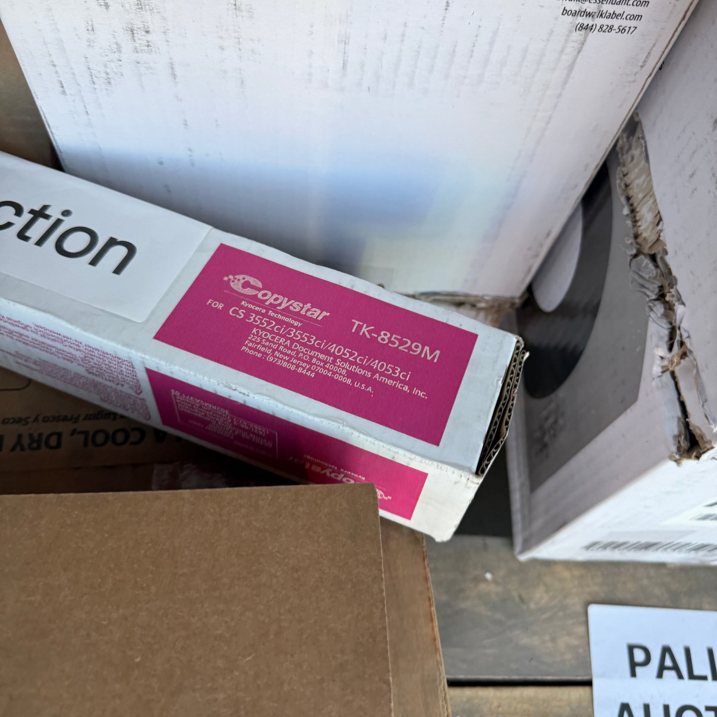 ZA@ Pallet of MIXED Rubber Trim, Currency Straps, Toilet Seat Covers, Automotive, Lighting, Honda Genuine Parts, Sink, Toner, Marking Paint,Syrup & MORE! (AS-IS)