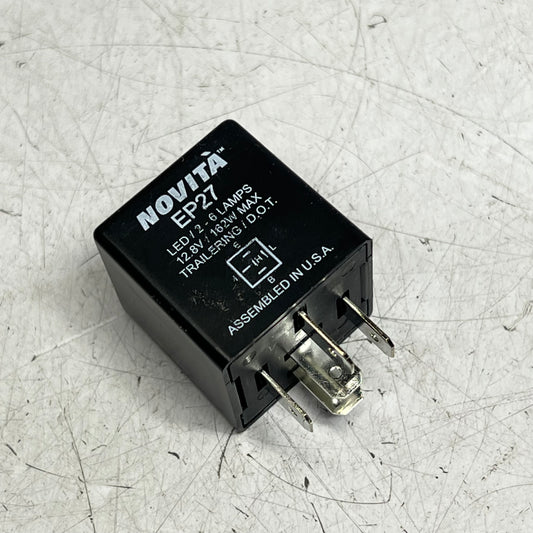 NOVITA  Turn Signal/hazard Warning Flasher 12V Applications 5 Terminals EP27
