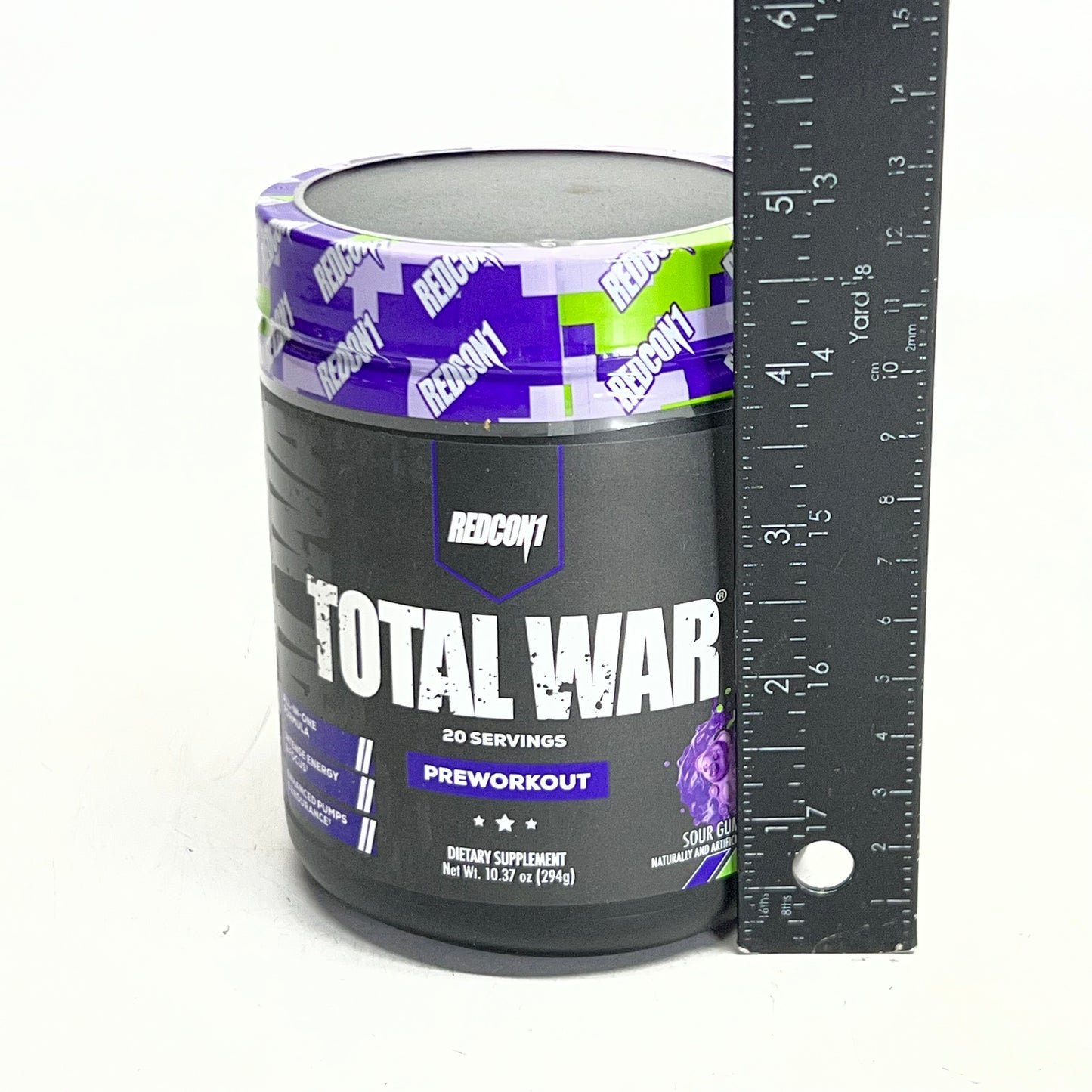 REDCON1 Pre-Workout, Sour Gummy Bear 20 Serving 10.37 oz BB 11/28