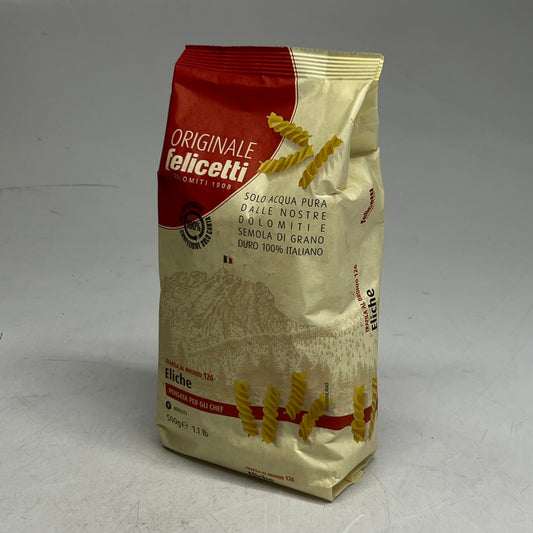 ZA@ FELICETTI ORIGINALE (2 PACK) Pasta Eliche 1.1 Lb. BB 08/27