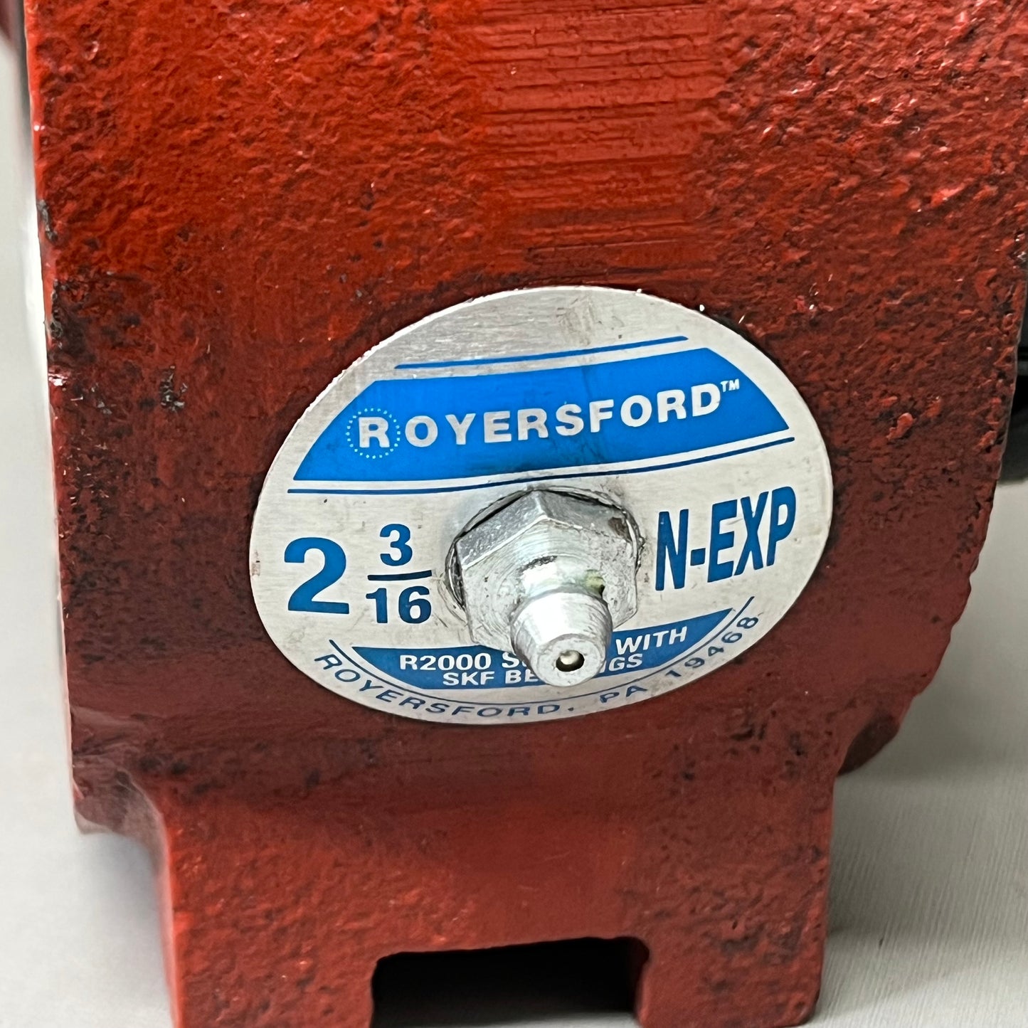 ROYERSFORD Spherical 2-Bolt Pillow Block Bearing NonExpansion 2-3/16" 40-02-N203