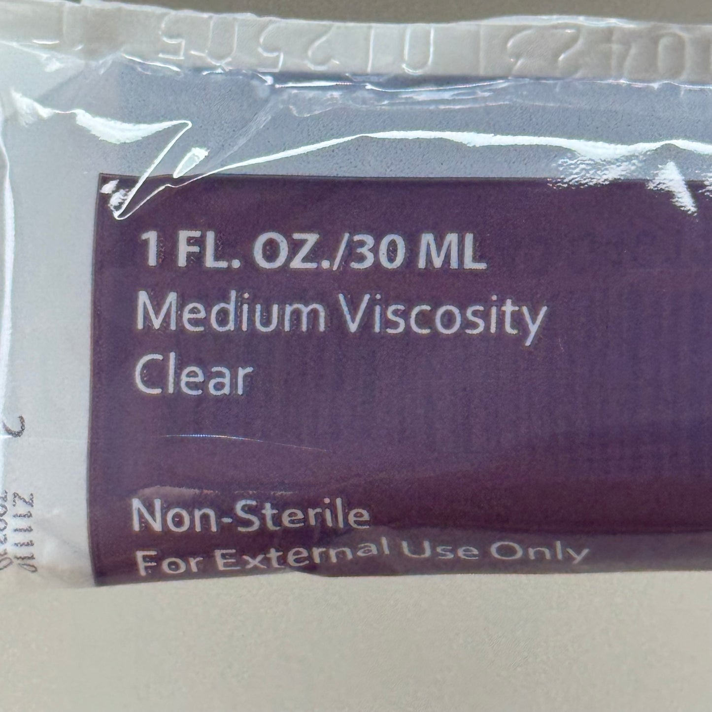 SINGLES  (100 Gel Packets) Medium Viscosity Ultrasound Scanning Gel  1fl oz per packet (New Other- Slight Damage To Package)