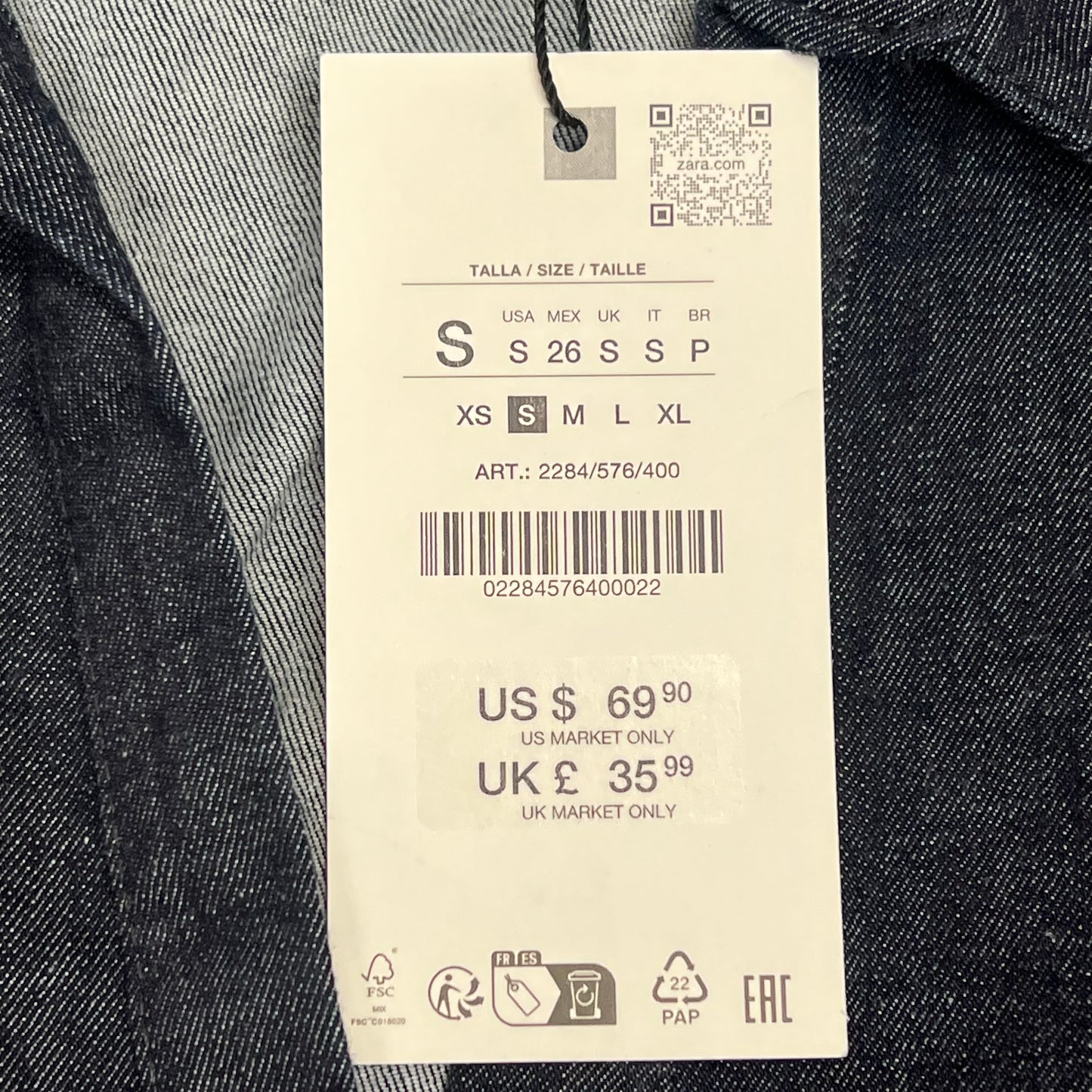 ZA@ ZARA Lot Of Assorted Clothing Dresses, Blouses & Bottoms Women's Sz S & M