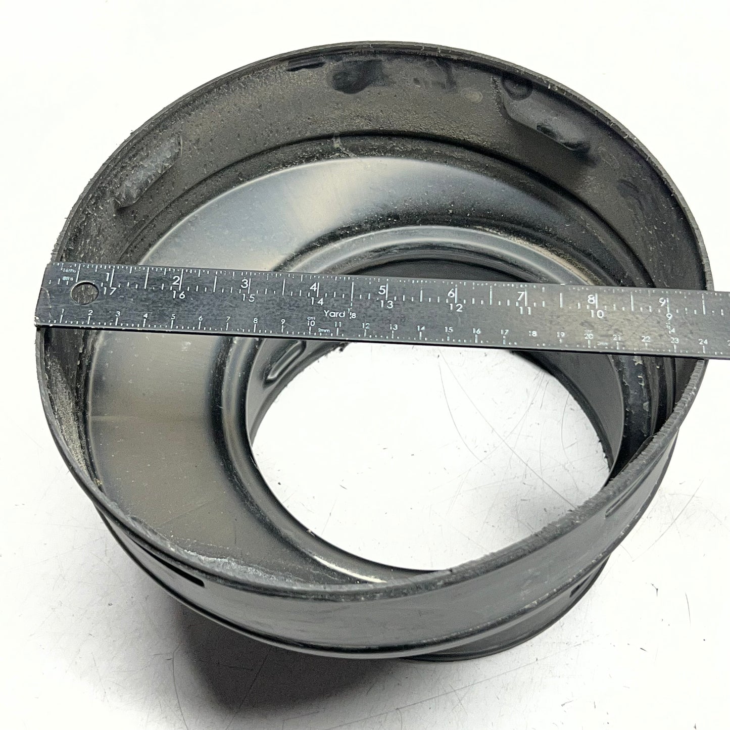 ADS 8" X 6" Reducing Coupler, Black 0816AA