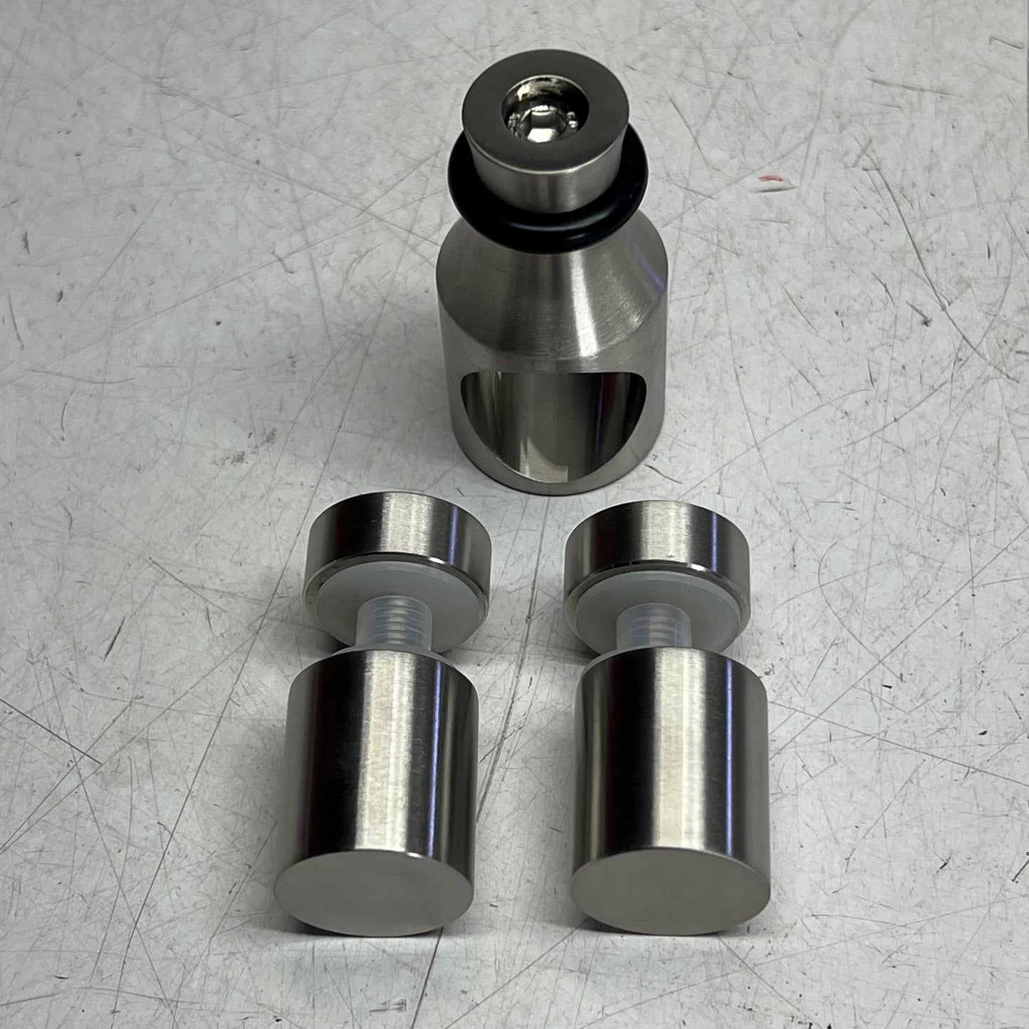 Shower Door Hardware & Handles Frameless Shower Doors SS HDW9448.01-SS-X (As-Is)