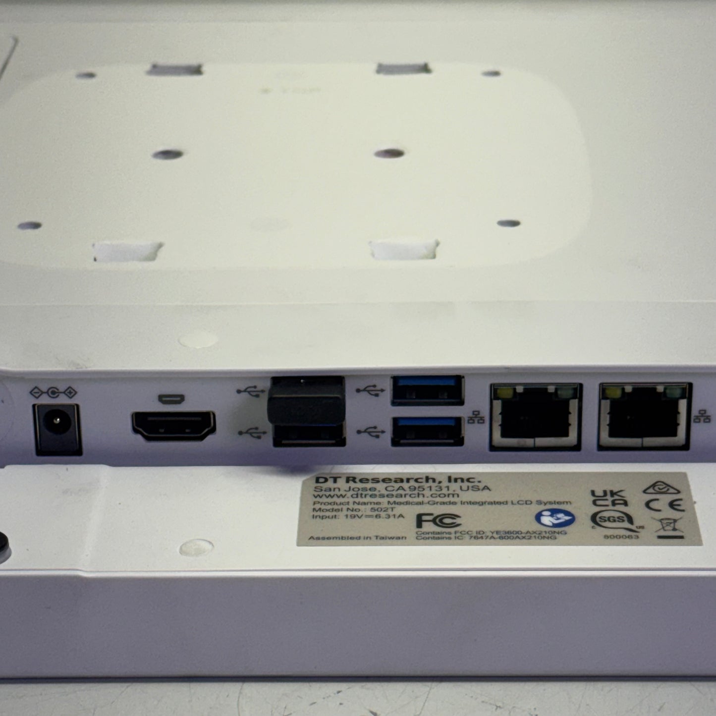 DT RESEARCH Cyclepr Monitor 19V Sz 20"L x 13"H, 502T (Used)