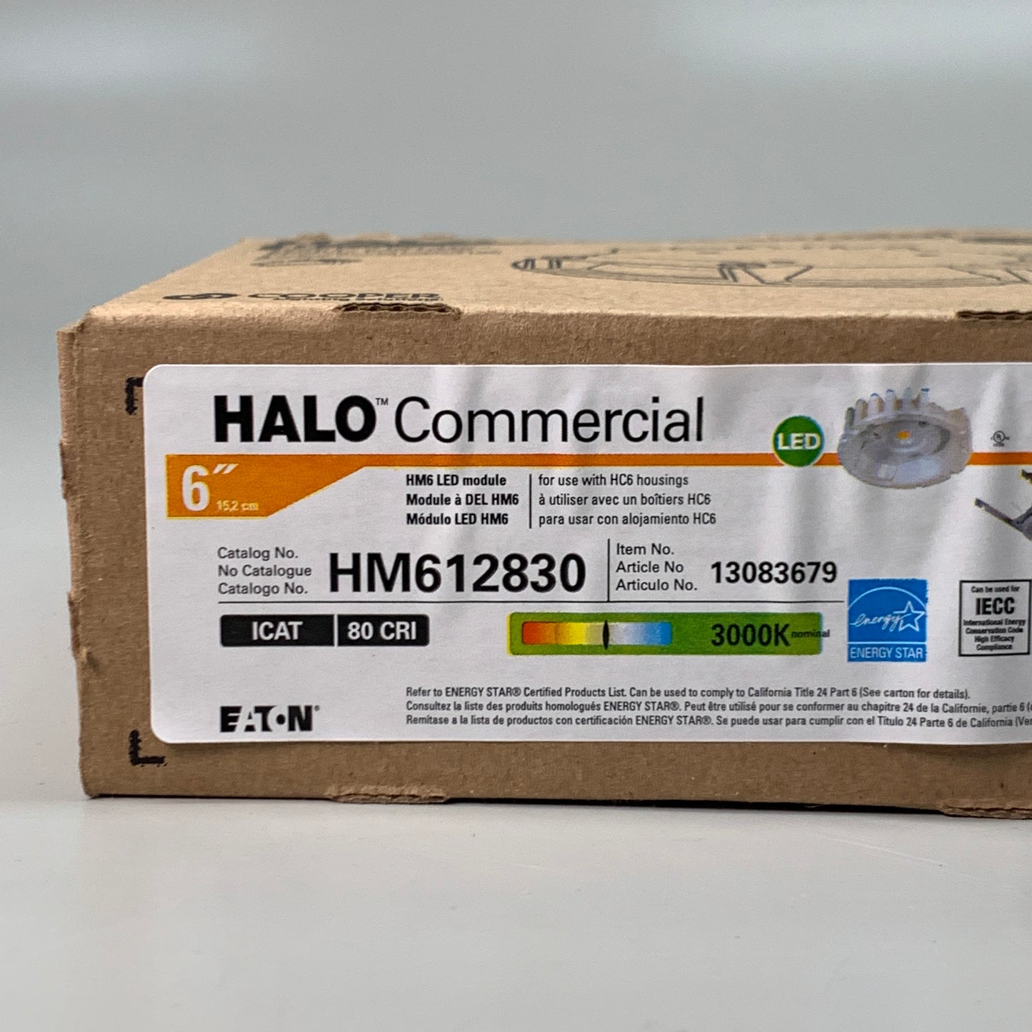 HALO COMMERCIAL 6" LED Module White HM512830 (New)