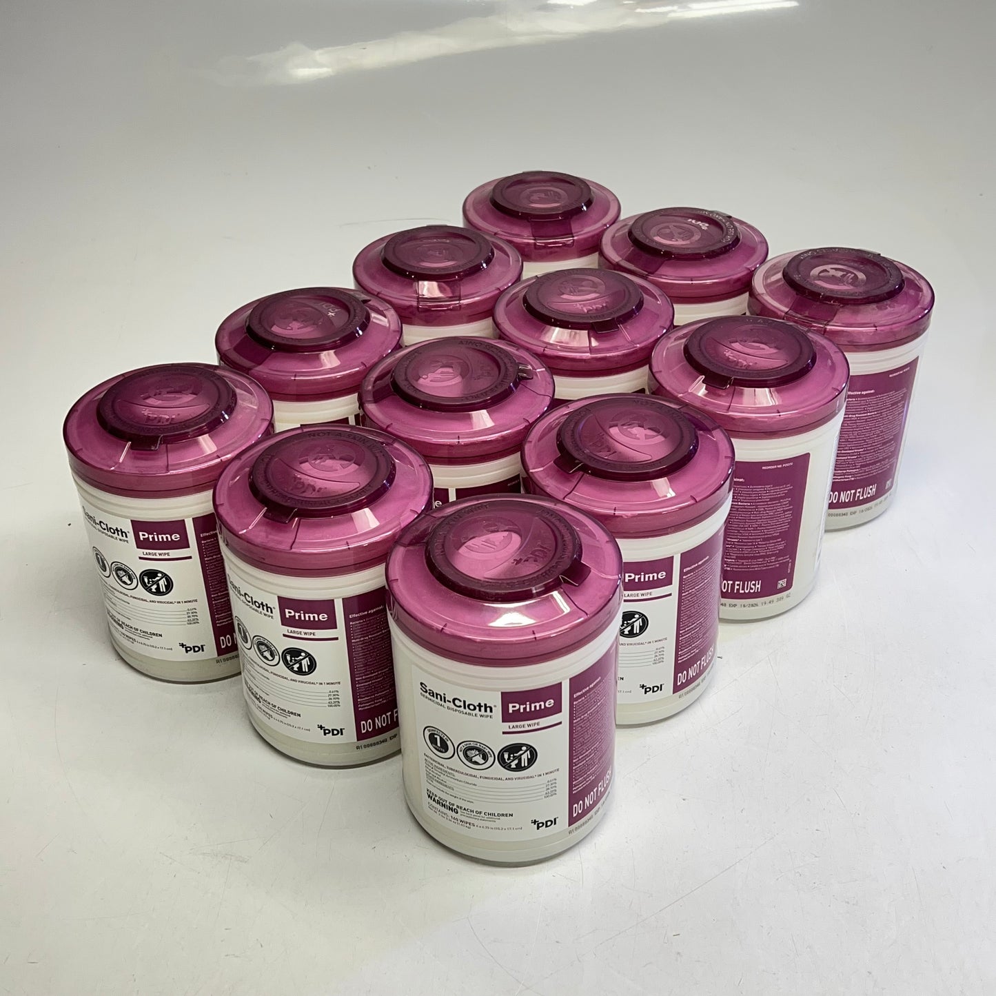 PDI (12 PACK, 160 EACH) Prime Sani-cloth Germicidal Disposable Wipe Lg BB 10/26