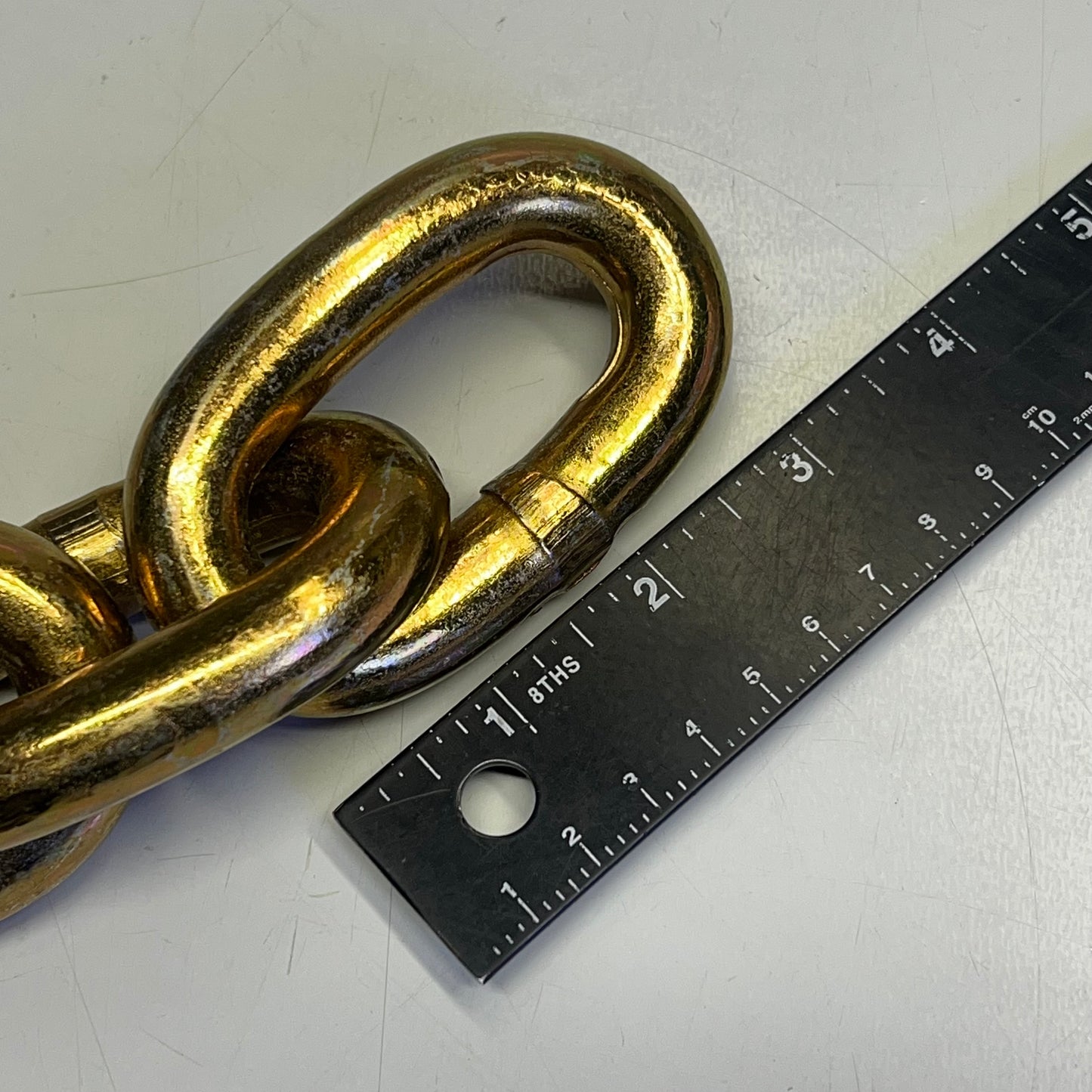 SILVER EAGLE Trailer Safety Chain Grade 70 Zinc Chromate 5/8" X 34 GR Gold 17153