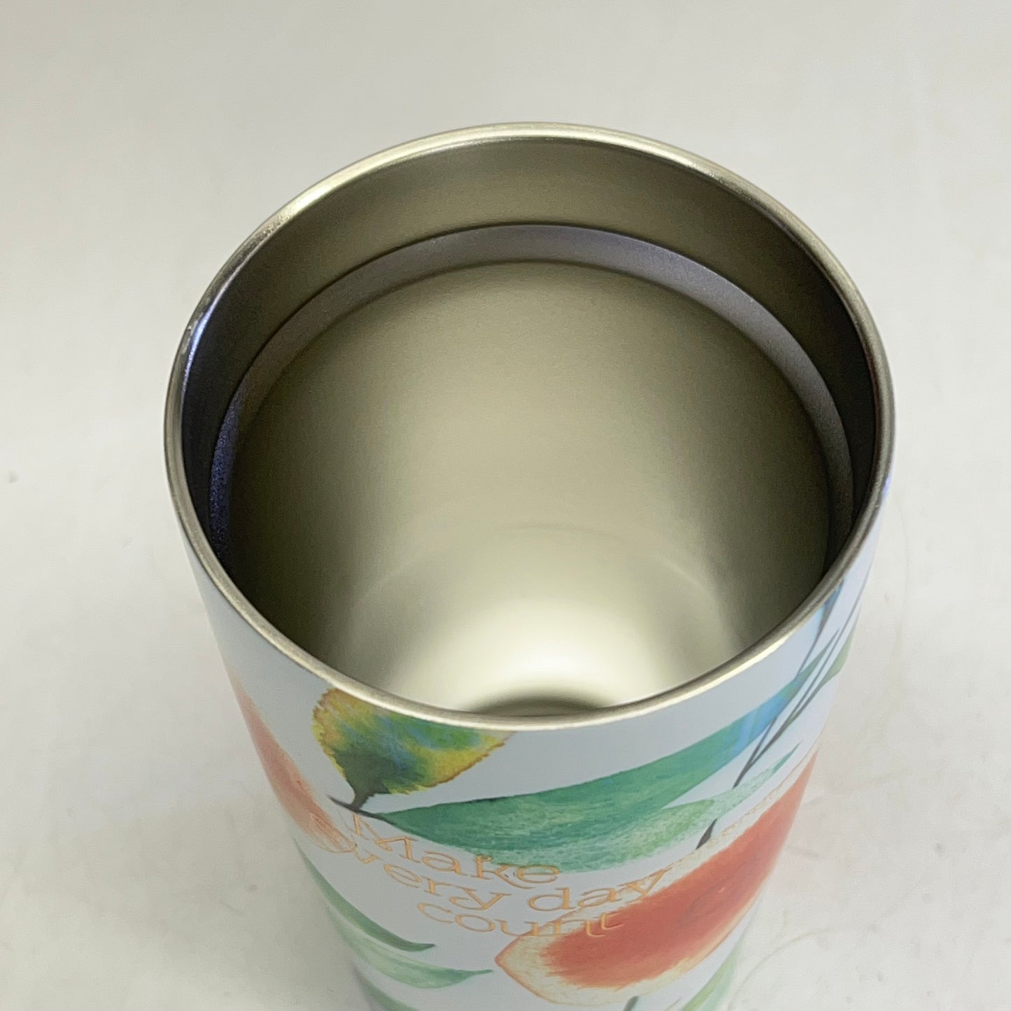 HEART FELT Orange Blossoms Tumbler Mug "Make Everyday Count" 18 Fl Oz HFSMUG225