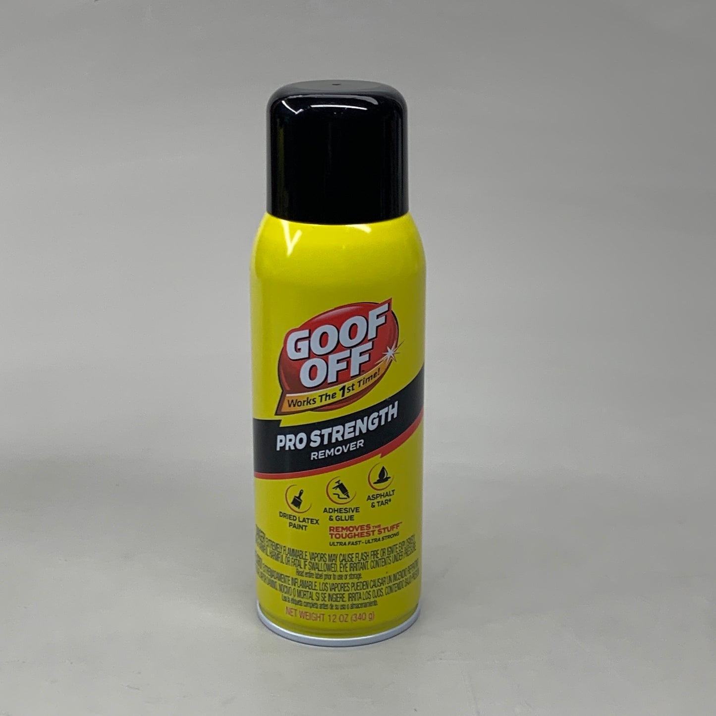 ZA@ GOOF OFF (3 PACK) Pro Strength Remover Dried Latex Paint Adhesives & Glue Asphalt & Tar FG658