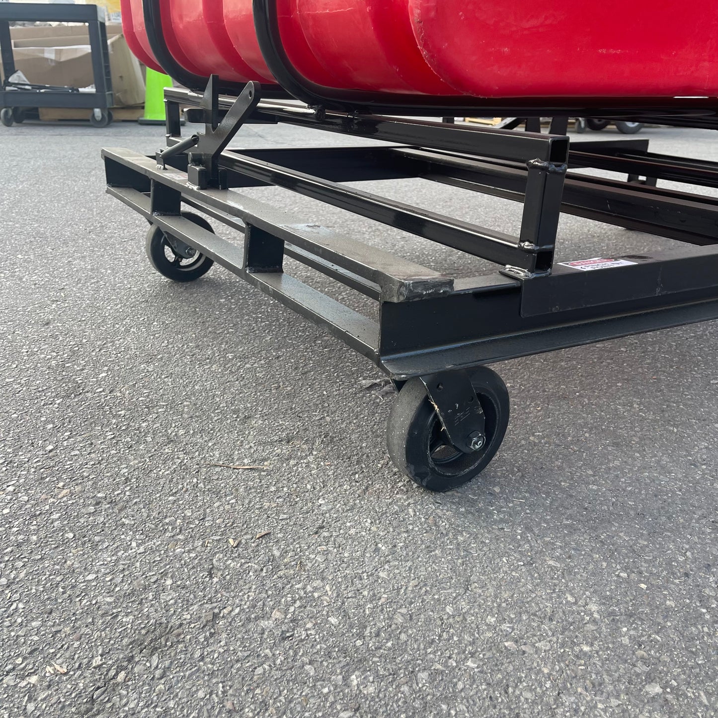 ZA@ Pallet of BAYHEAD Tilt Truck Trash Cart 75”x61”x50” Red (AS-IS)