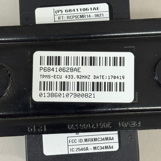 MOPAR Tire Pressure Monitoring Module For Jeep 68410628AE-001 (Distressed Packaging)