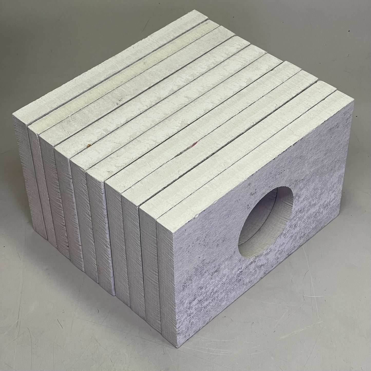 PORTLANDPRODUCTS (10 PACK) Primed Smooth Large Light Block O/D 7.25" x 11.25" x I/D 3-5/8" Grey PS191LBL