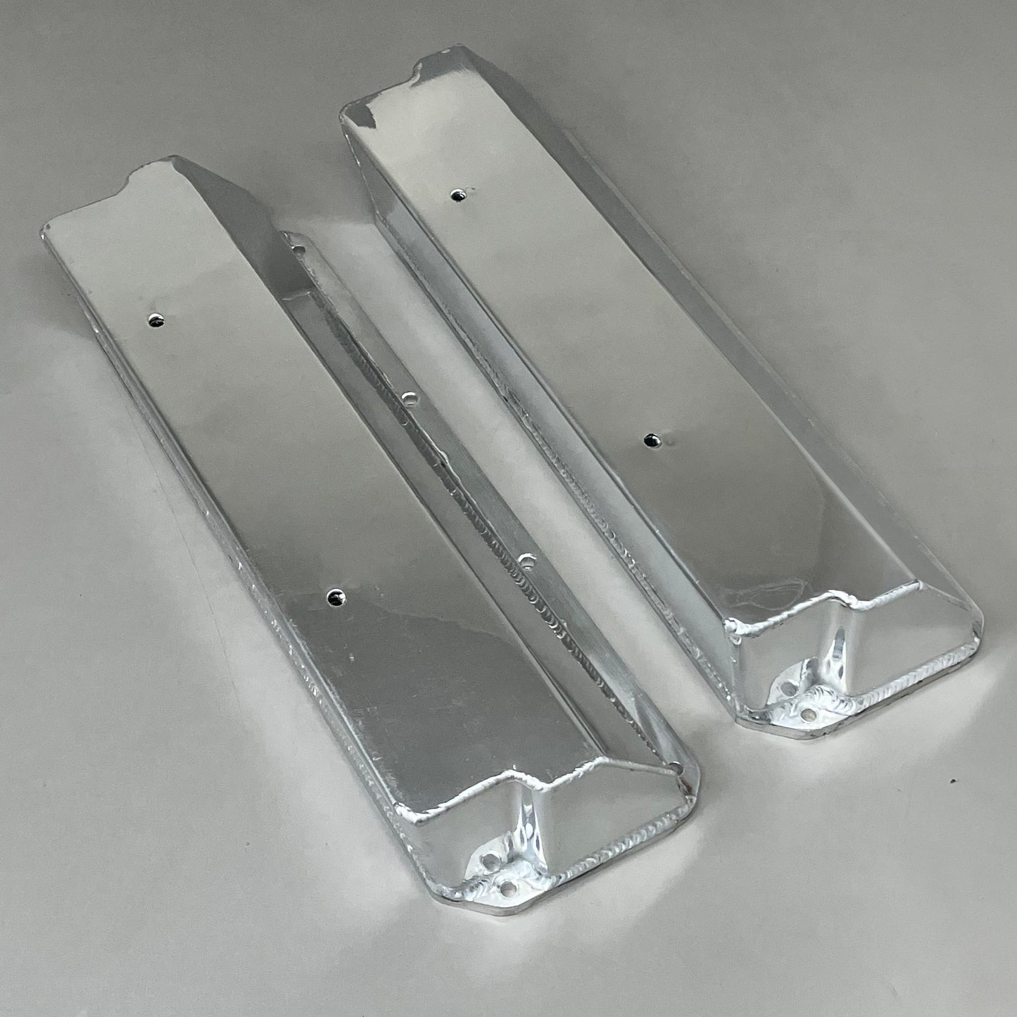 SPEEDMASTER Valve Covers Cleveland Polished Fabricated Aluminum PCE314.1170