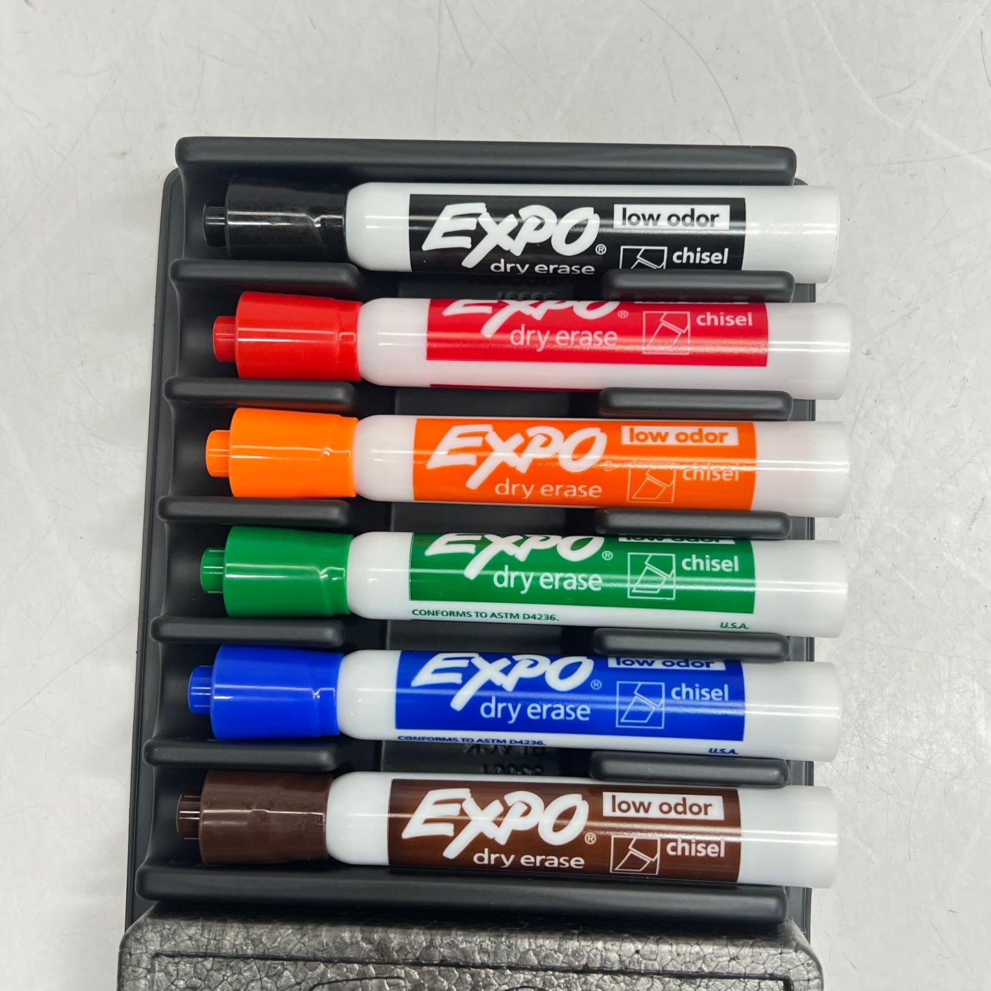 EXPO (3 PACK, 7 PIECES EACH) Low-odor Dry Erase Marker & Organizer Kit