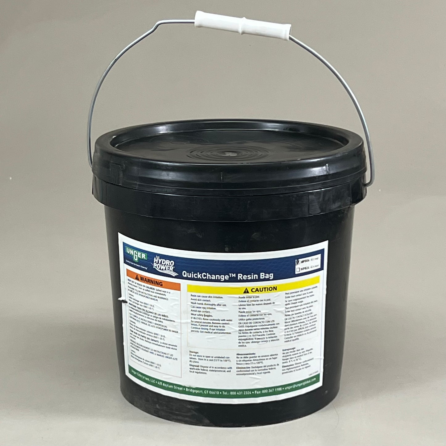 UNGER Replacement HydroPower Resin Bag In Reusable Pail 1 Bag HPB06