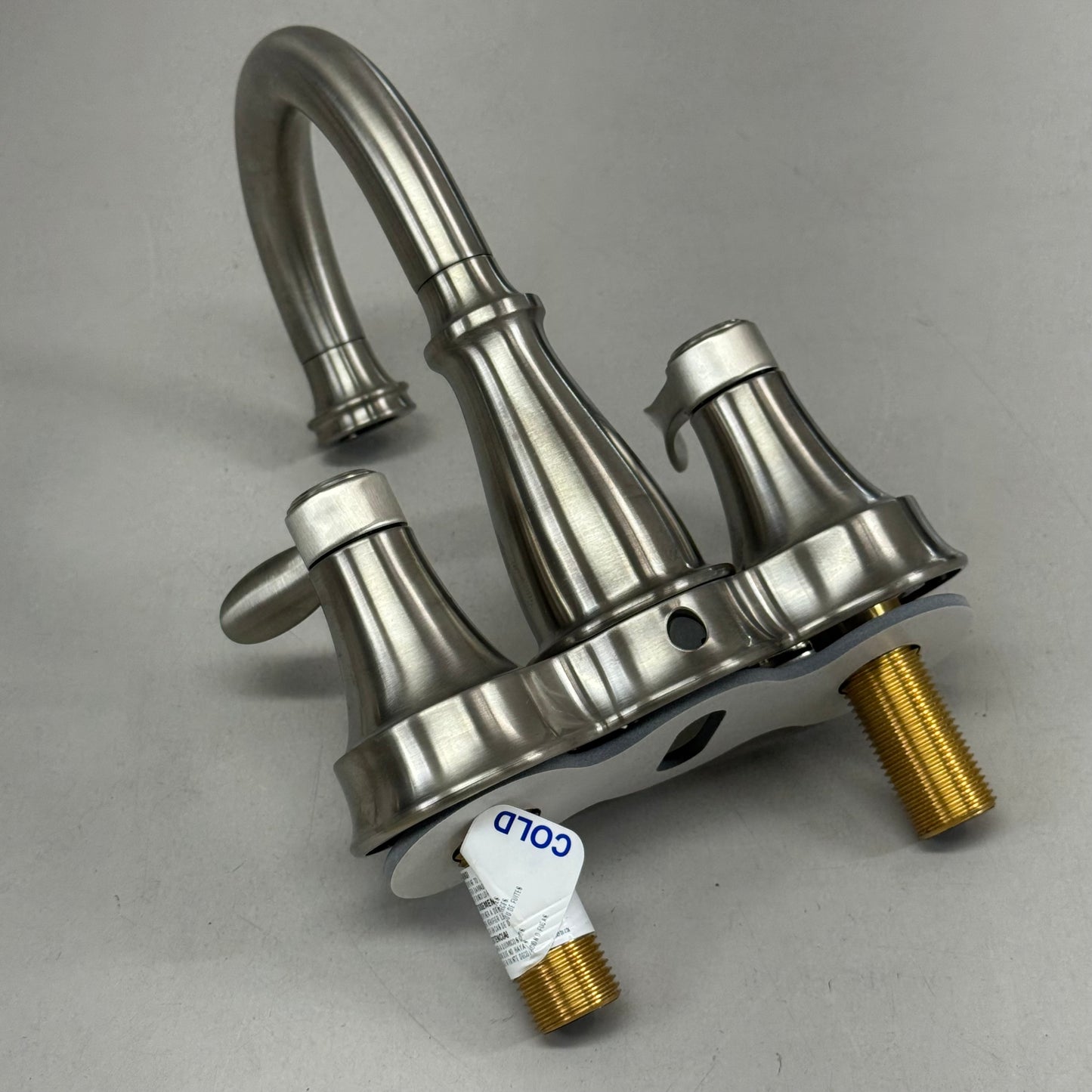 KOHLER Bellera Centerset Lay Faucet Vibrant Brushed Nickel 27378-4-BN (New Other)