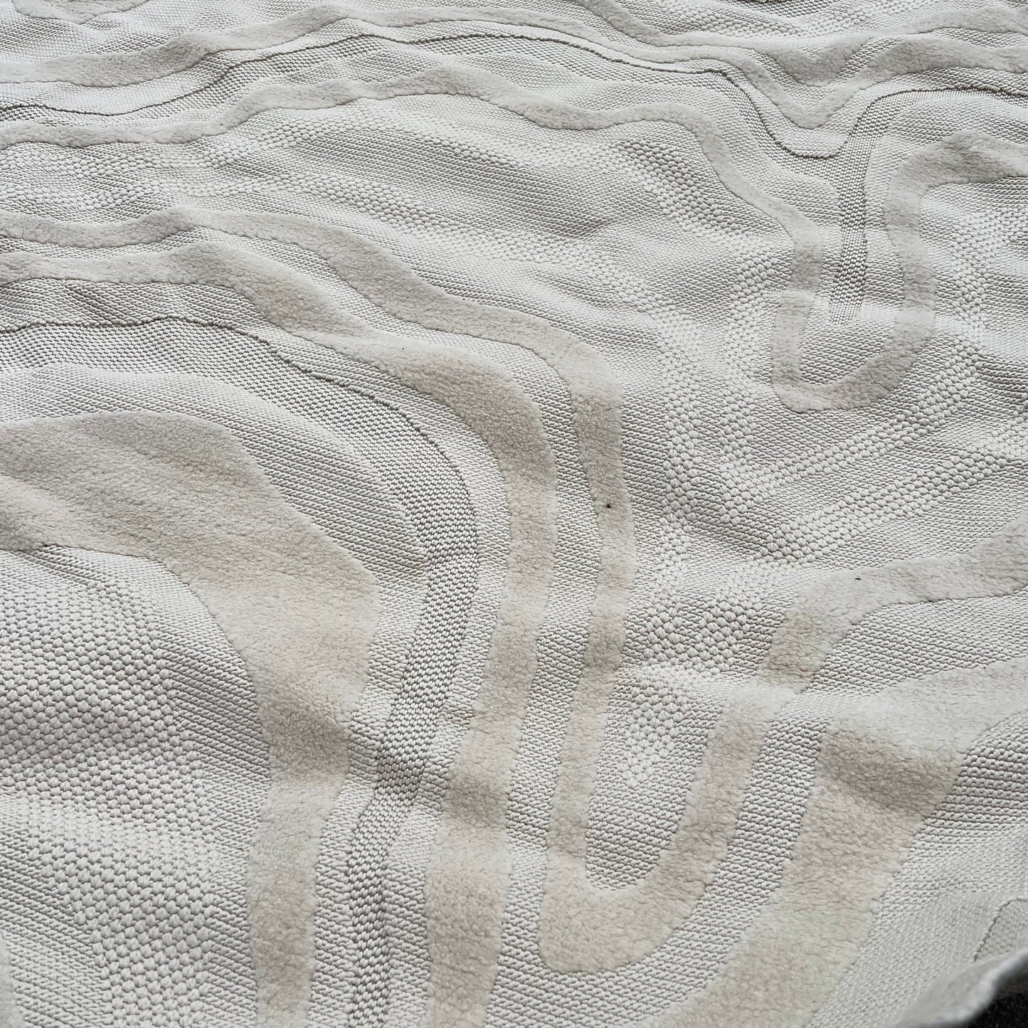 ZA@ GERTMENIAN Sedona Area Rug Boynton Multi-texture 7' X 10' Tan/White G19548