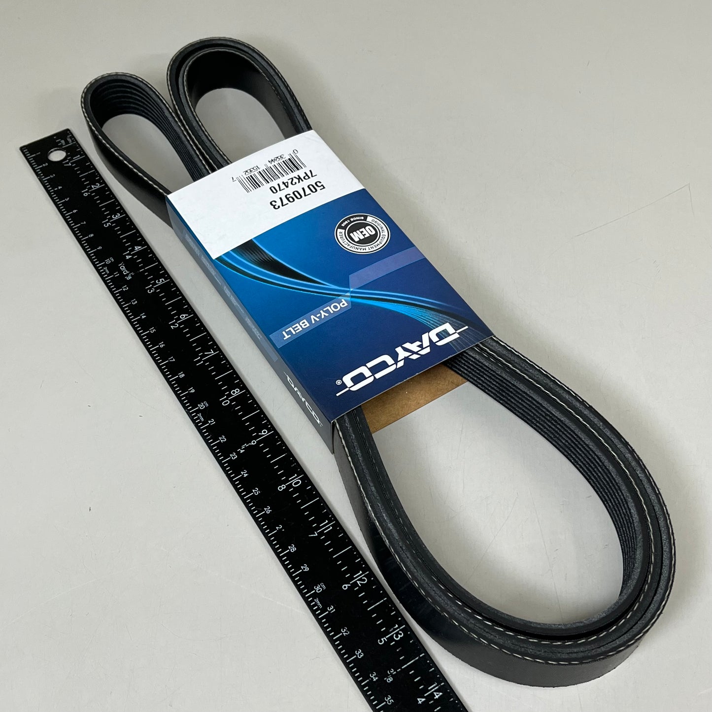 DAYCO Serpentine Belt Straight Rib Standard 	2471.42" Effective Length 5070973