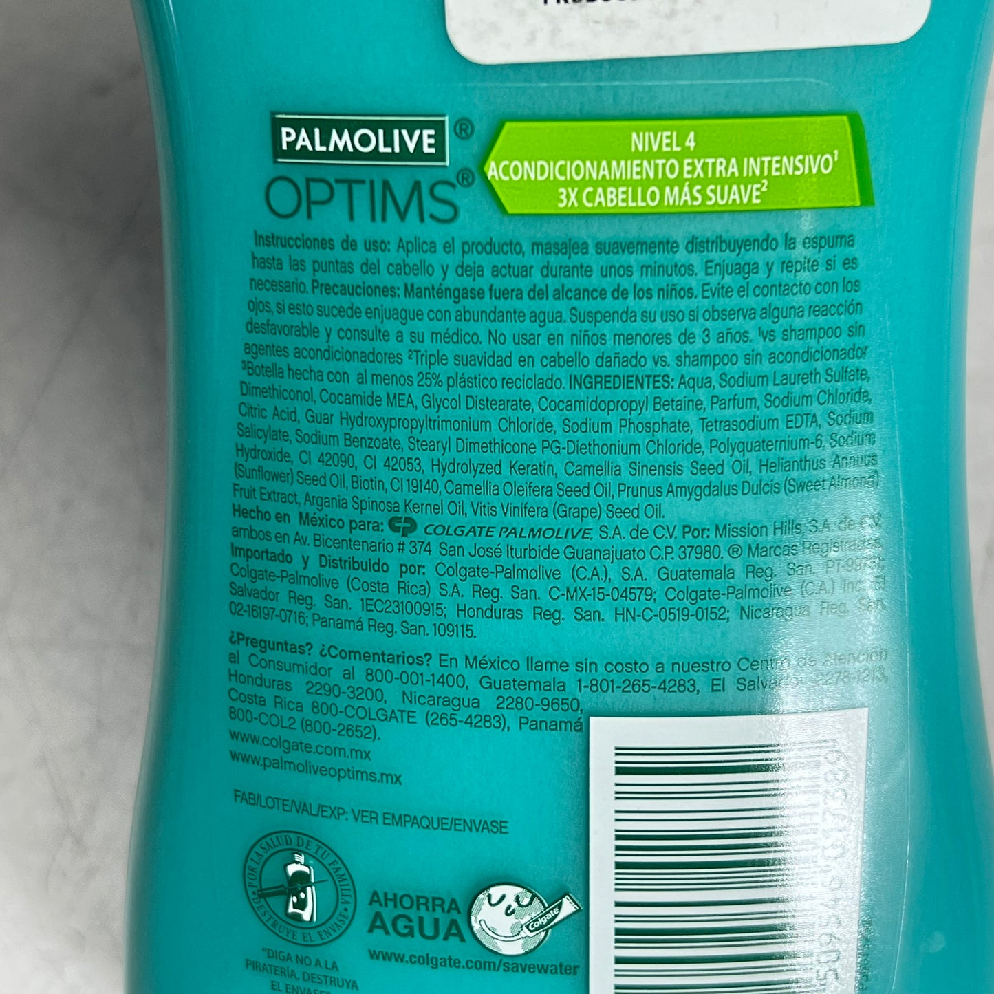 PALMOLIVE OPTIMS (3 PACK) 2-in-1 Shampoo Vital Keratin Super Repair 700 Ml