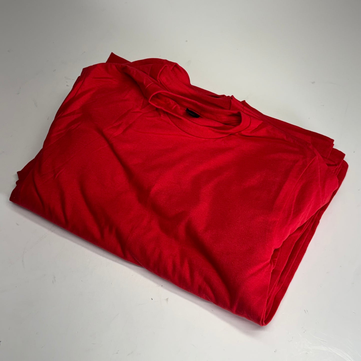 ZA@ GILDEN (12 PACK) Unisex Heavy Cotton T-shirts Short Sleeve Unisex Sz S Red