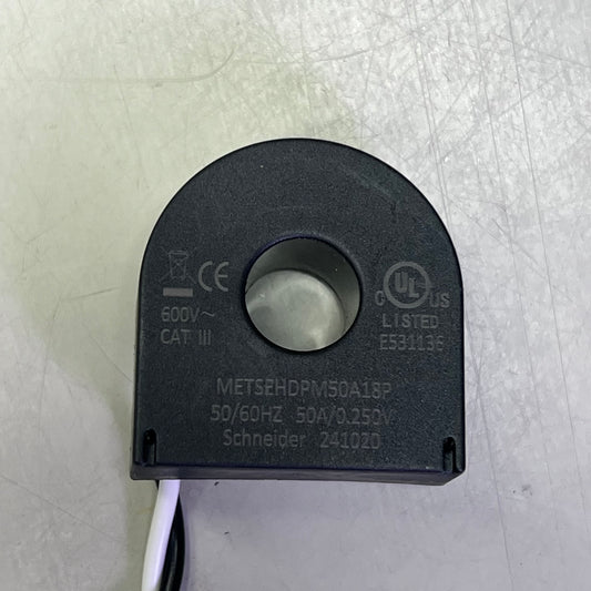 SCHNEIDER ELECTRIC Split Core Current Transformer  150A 16" Lead METSEHDPM150A16