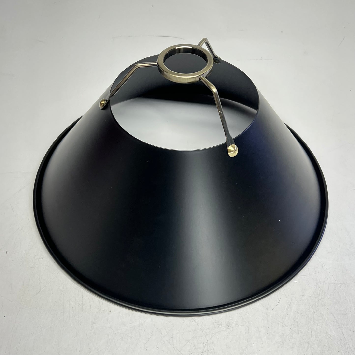 GOLDEN LIGHTING Orwell 1 Light Medium Pendant 14' - 120" Wire Black 3306-LAB-B|LK