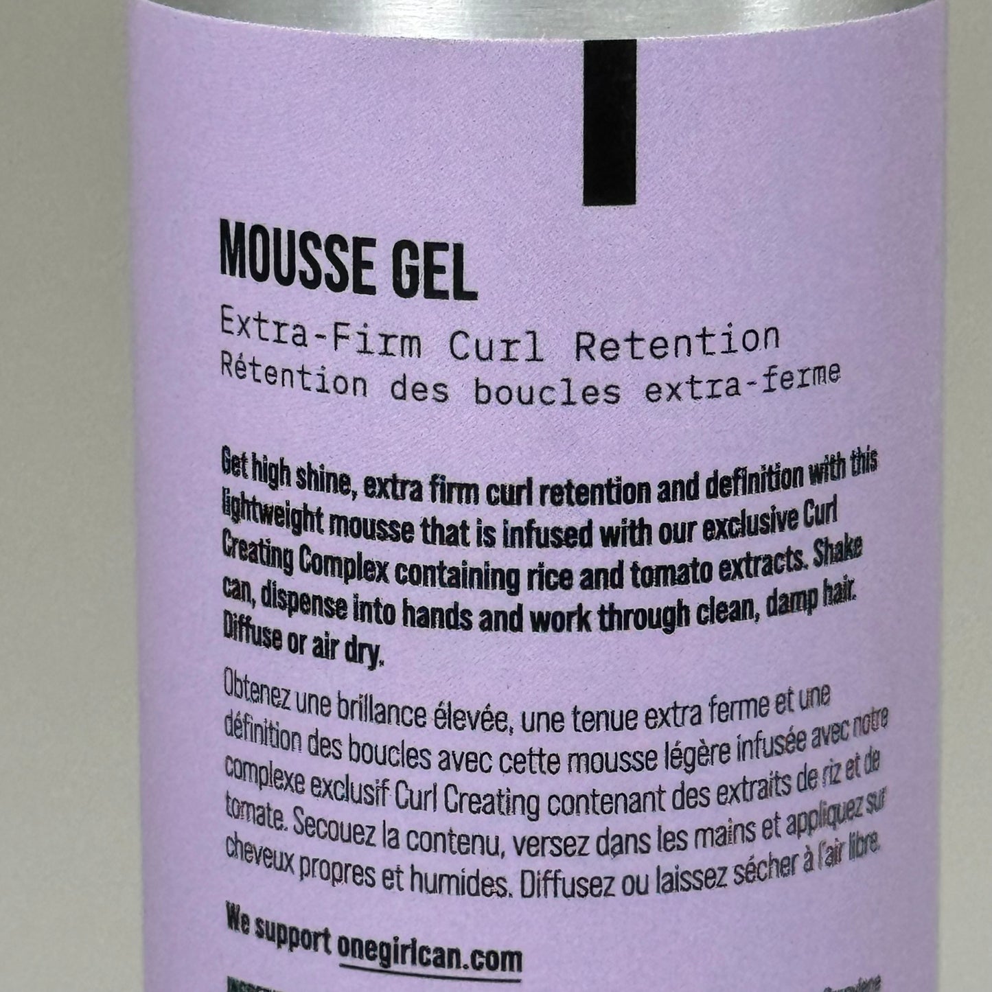 AG CARE Mousse Gel Extra-Firm Curl Retention Lightweight Formula 10 oz 100178