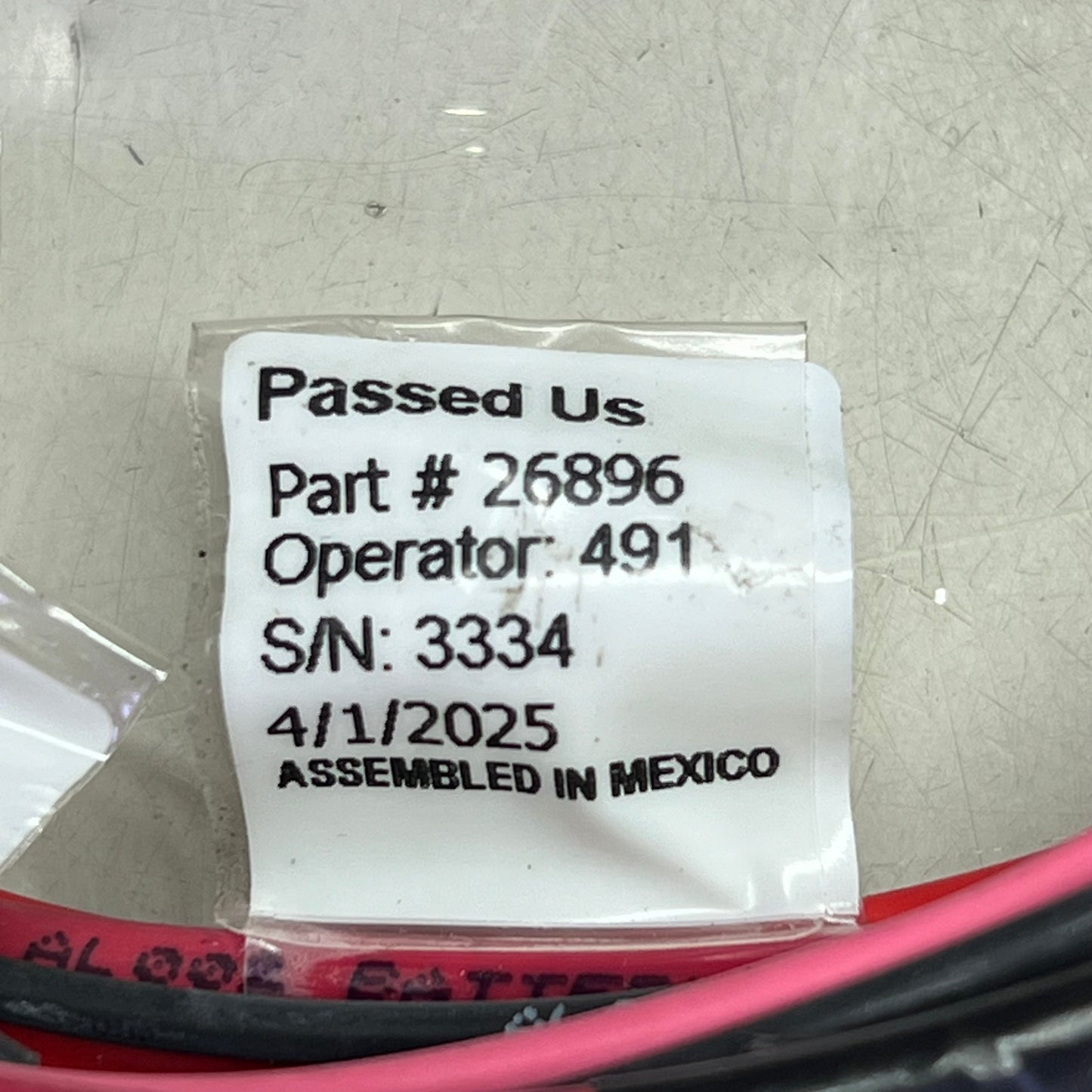 AIR LIFT Wireless One Harness 2nd Generation Made In USA Red/Black 26896