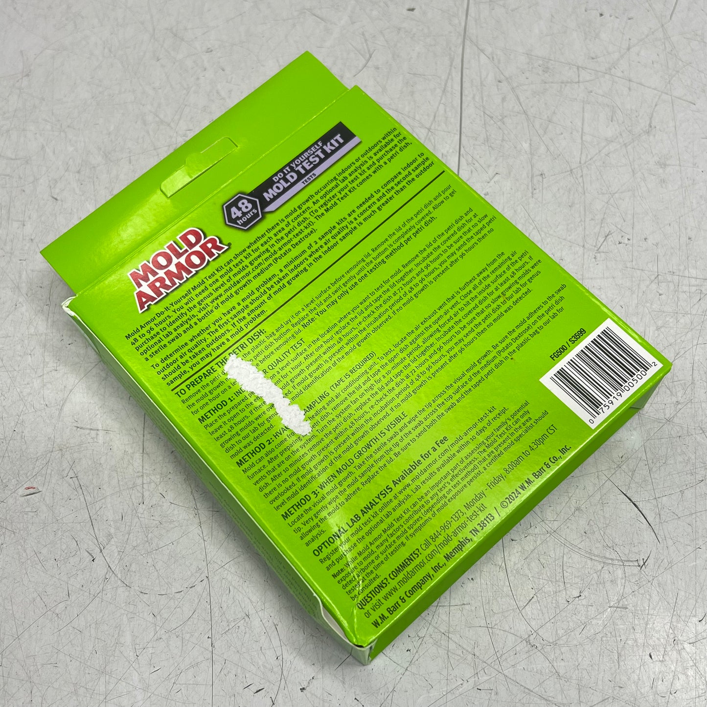 MOLD ARMOR (2 PACK) Do It Yourself Mold Test Kit Results In 24-48 Hrs FG500