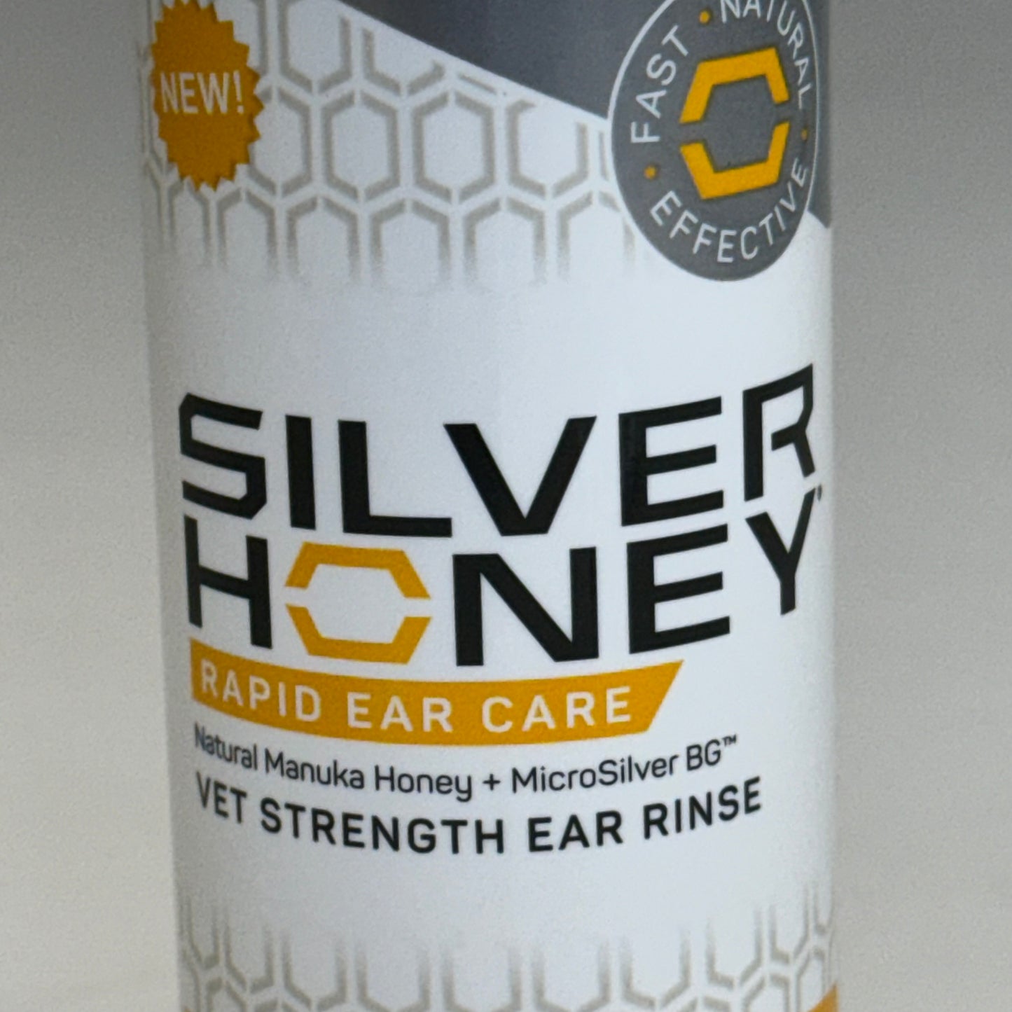 SILVER HONEY Rapid Ear Care 4fl oz 5-1 ml For Dogs and Cats BB 07/25