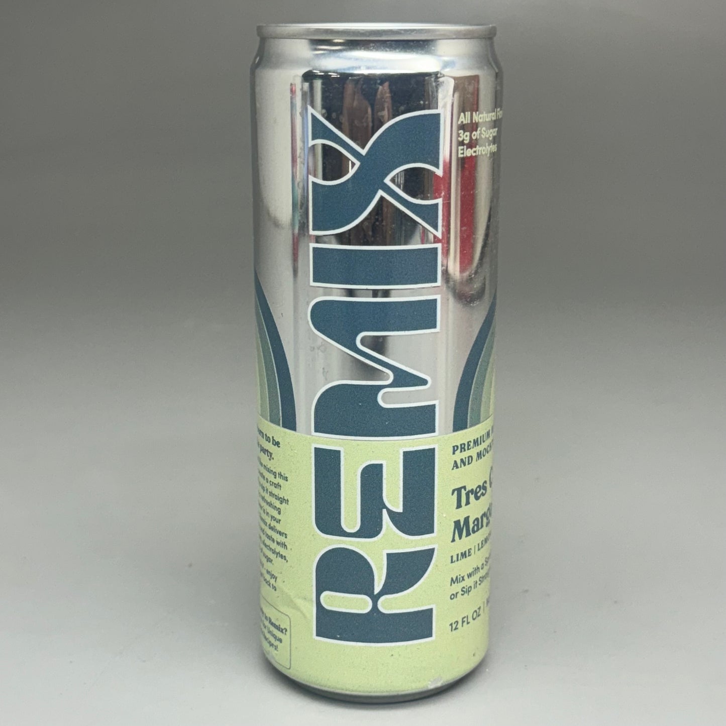 ZA@ REMIX (12 PACK) Tres Citrus Margarita Lime/Sweet Orange Non-Alc. 12oz BB 04/2025