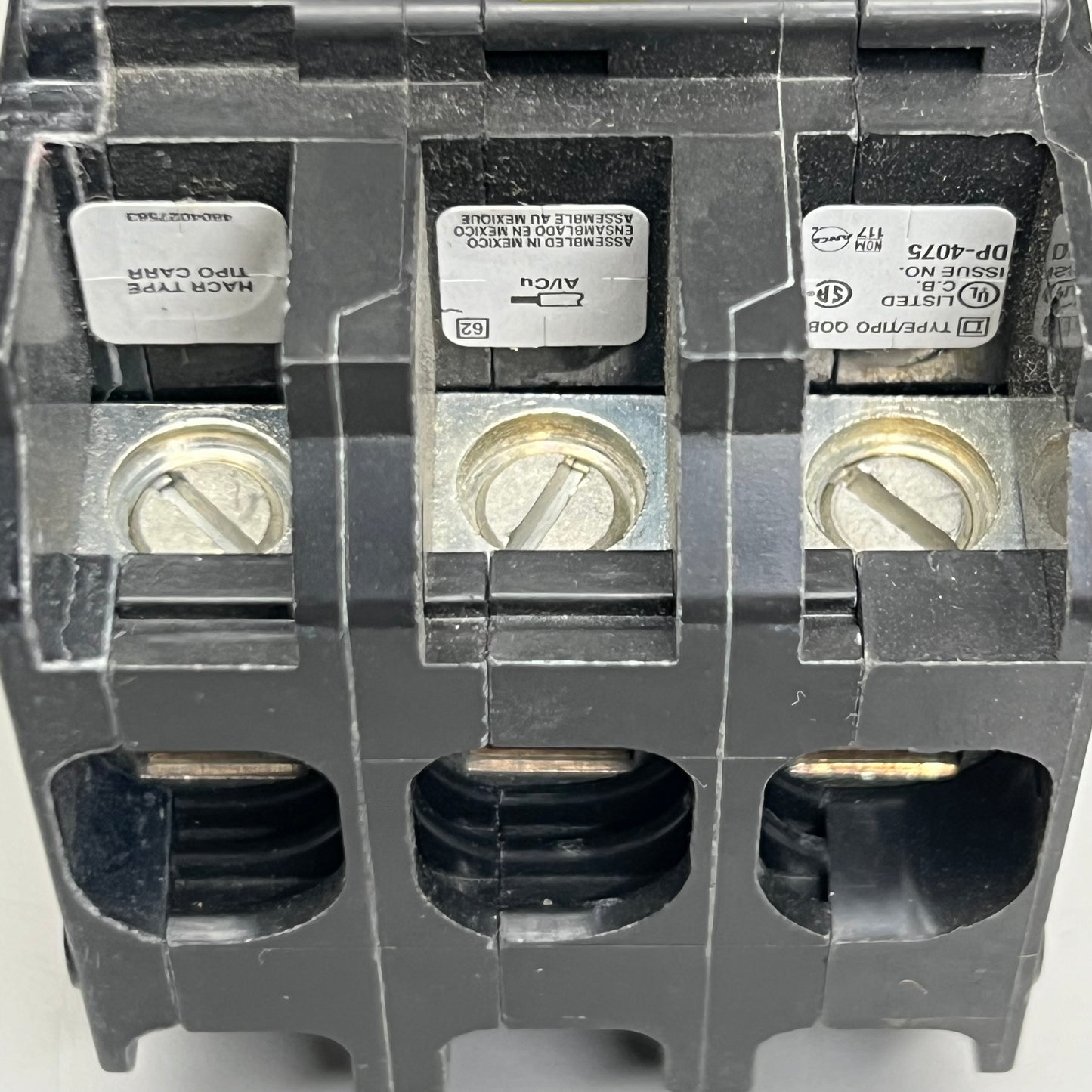 SQUARE D Bolt-on Circuit Breaker 70A-240V QOB370