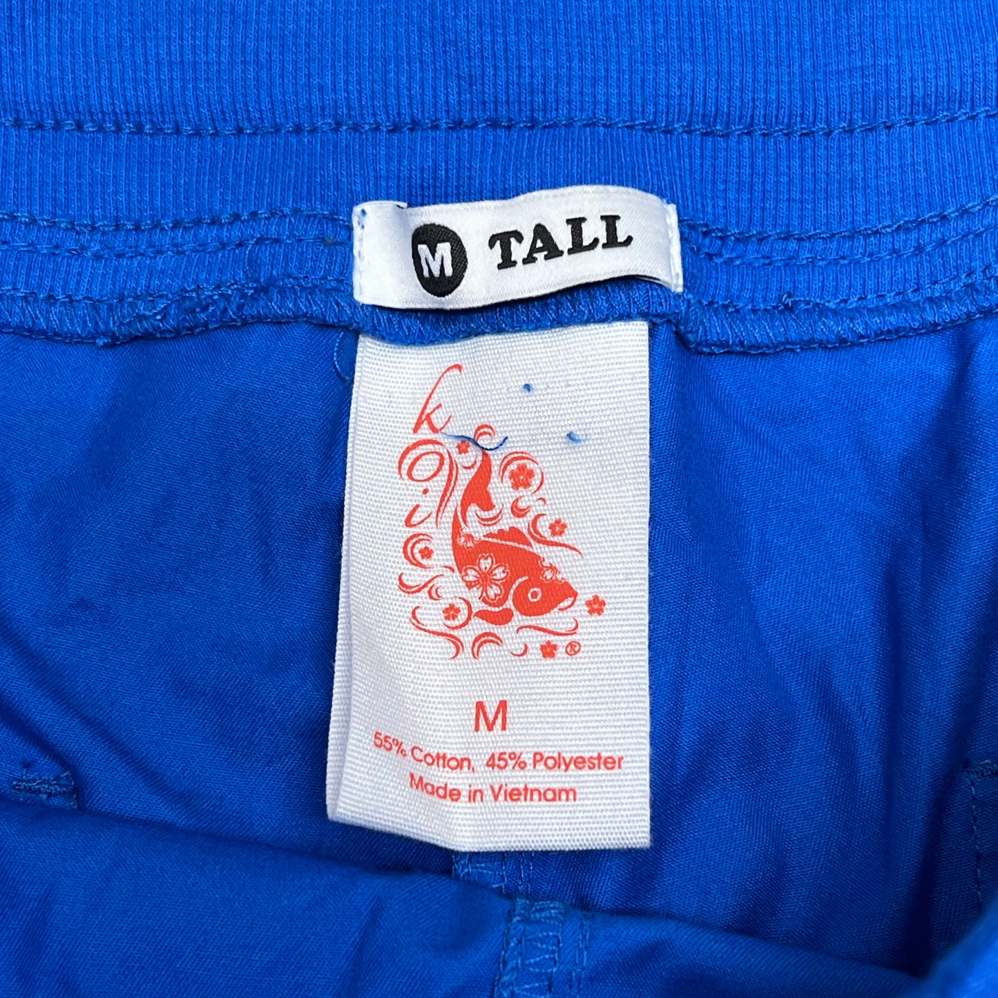 KOI Classic Morgan Scrubs Pants  Women's Sz M Tall Royal Blue 713-T-020