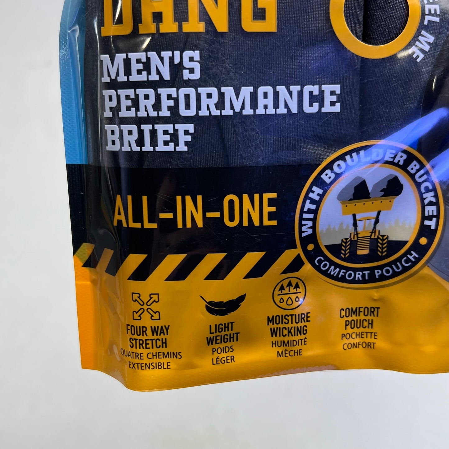 NOBLE OUTFITTERS (SET OF 2) The Best Dang Performance Brief Men's Sz M Black