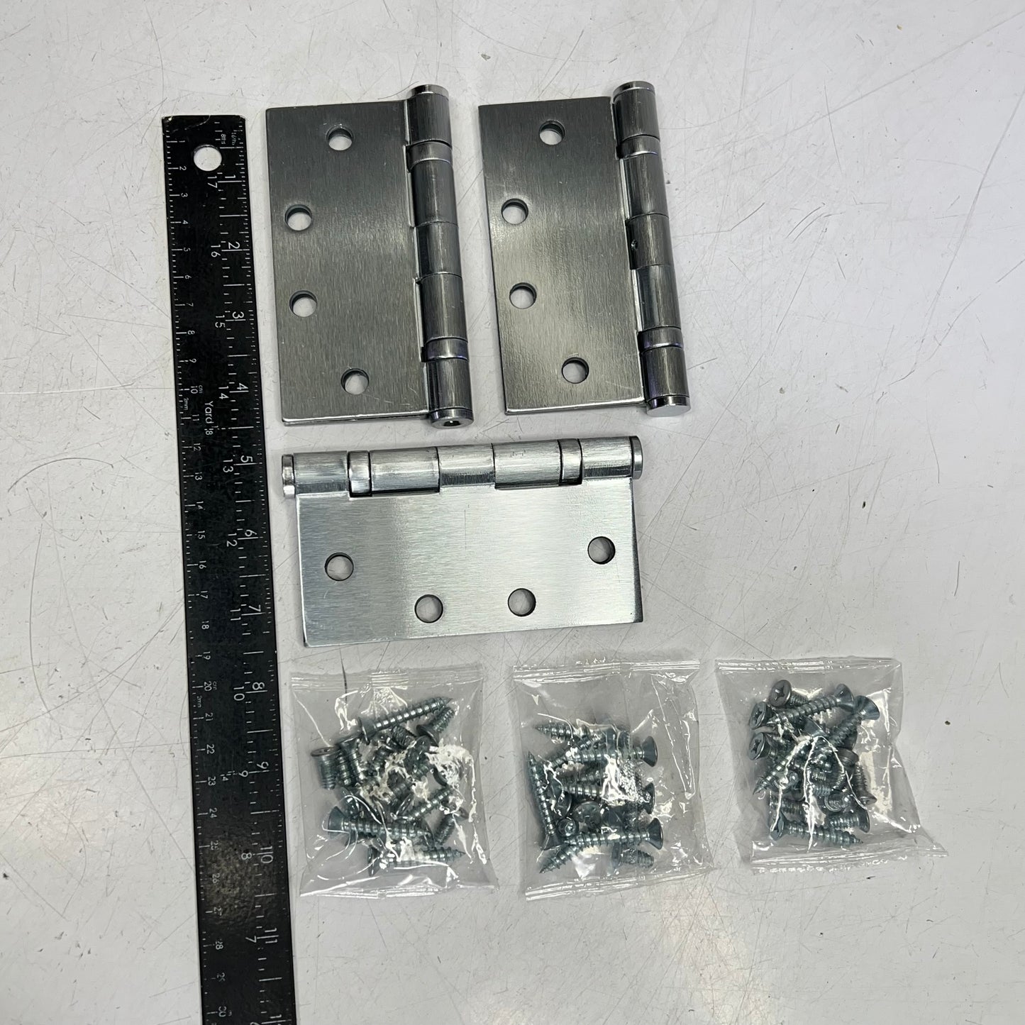 PDQ (3 PACK) Full Mortise Hinge Standard Weight 4 1/2" X 4 1/2" 35-STBB-4545-NRP